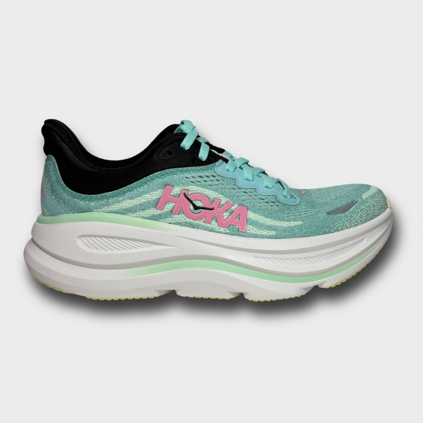 Women's HOKA Bondi 9 Athletic Shoe - Blue Spark / Mint Fluorite