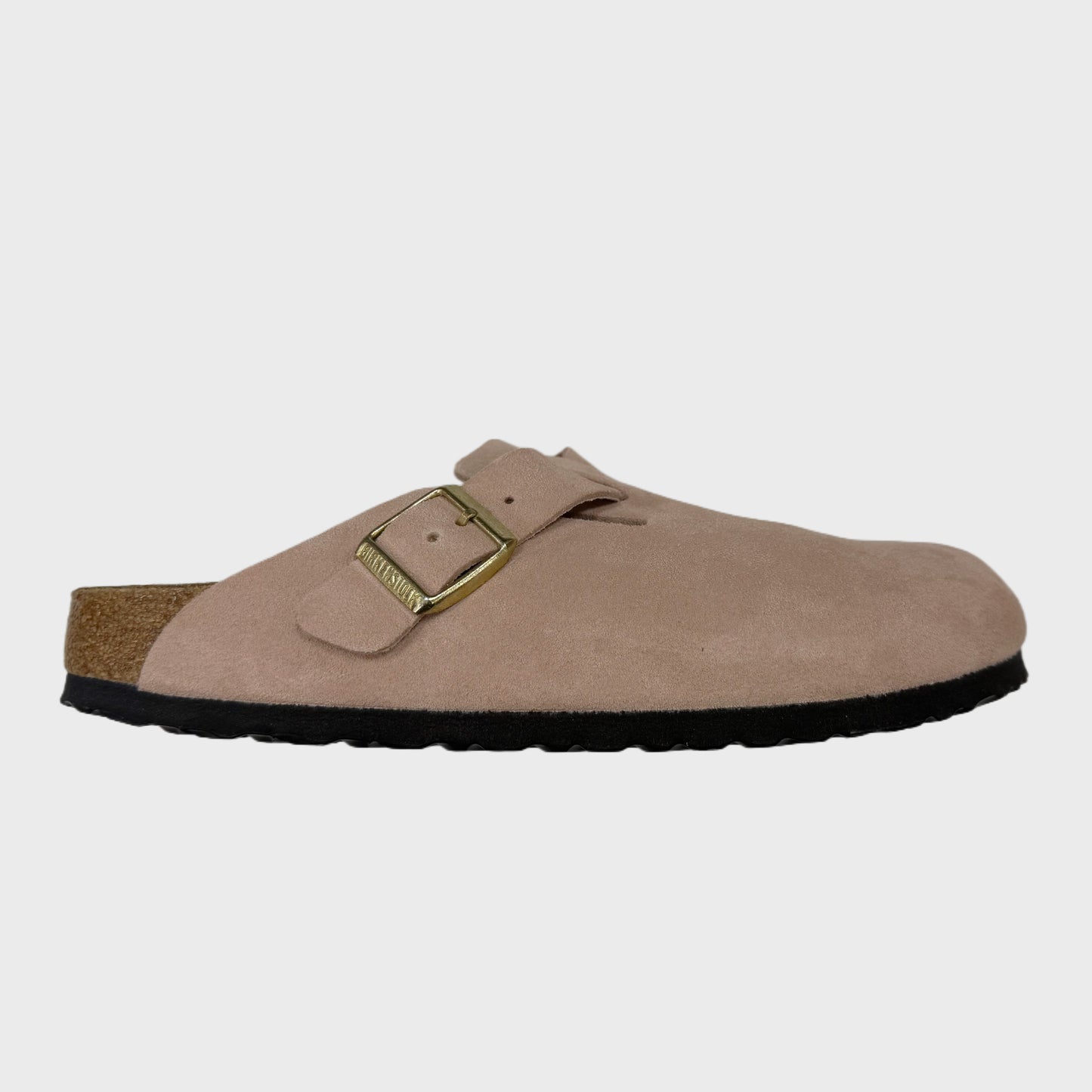 Birkenstock Boston Suede Clog - Light Rose
