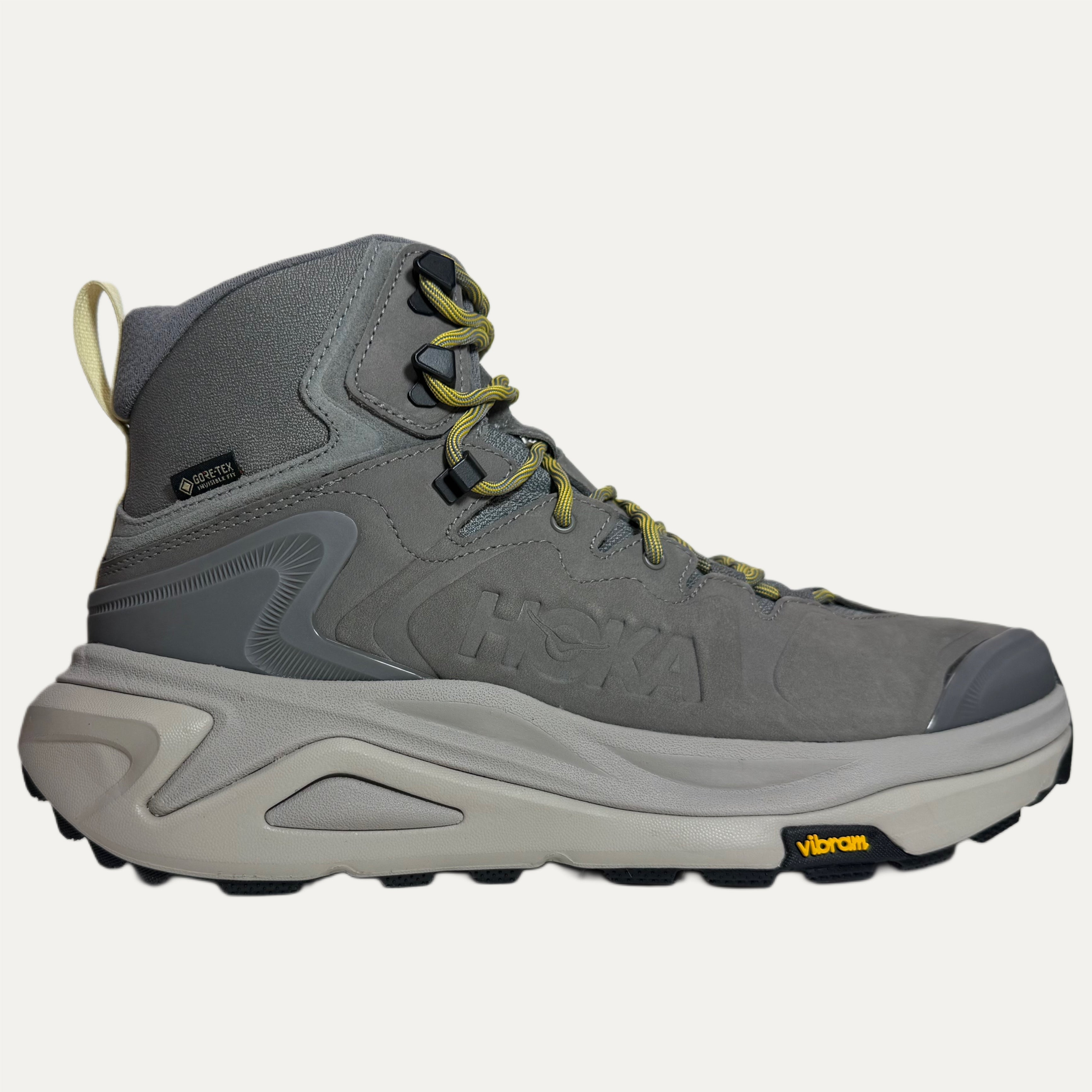 Men's HOKA Kaha 3 GTX Hiking Boot - Gravel / Cement – David Parker