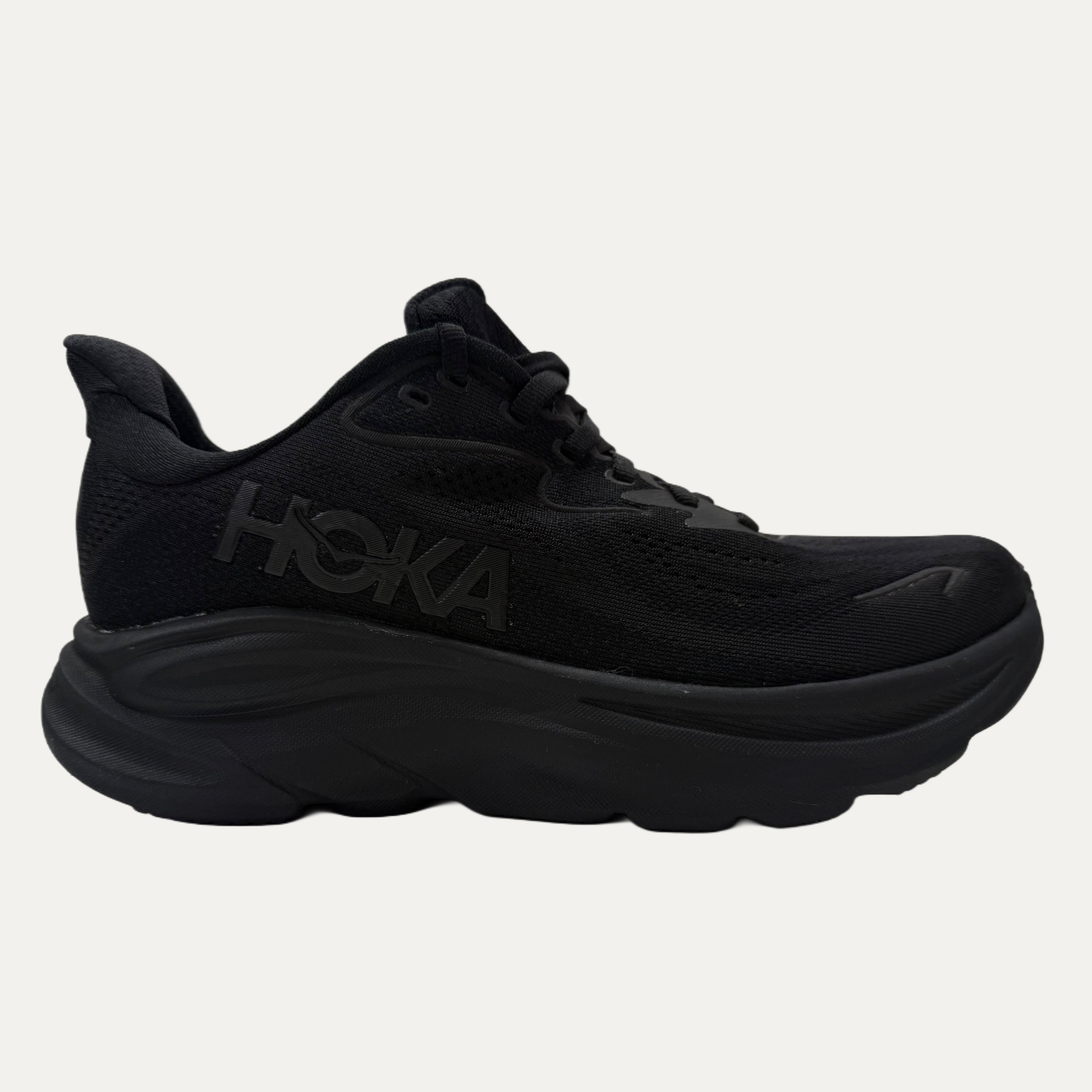 Women's HOKA Clifton 10 Athletic Shoe - Black / Black