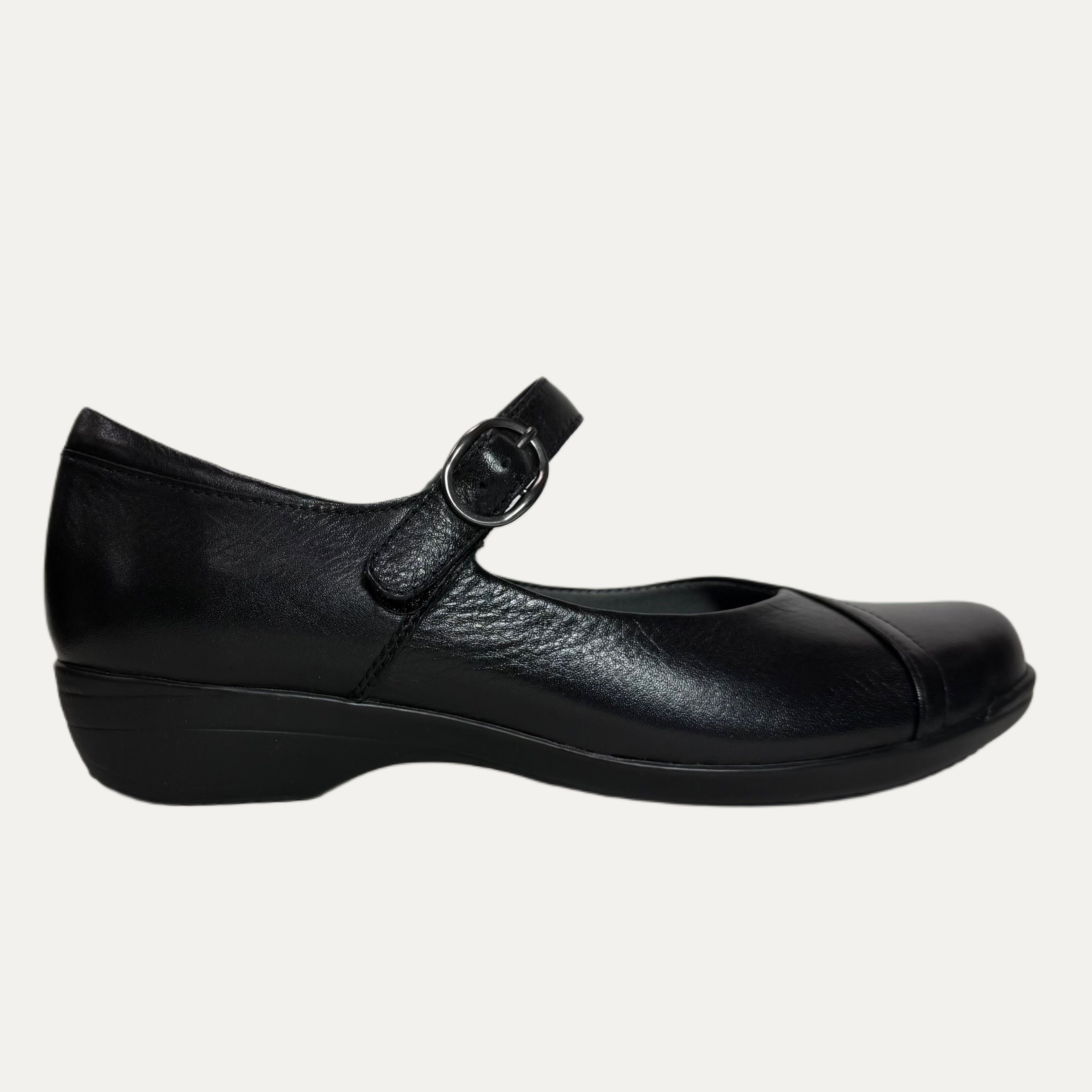 Women's Dansko Fawna Mary Jane - Black Milled Nappa