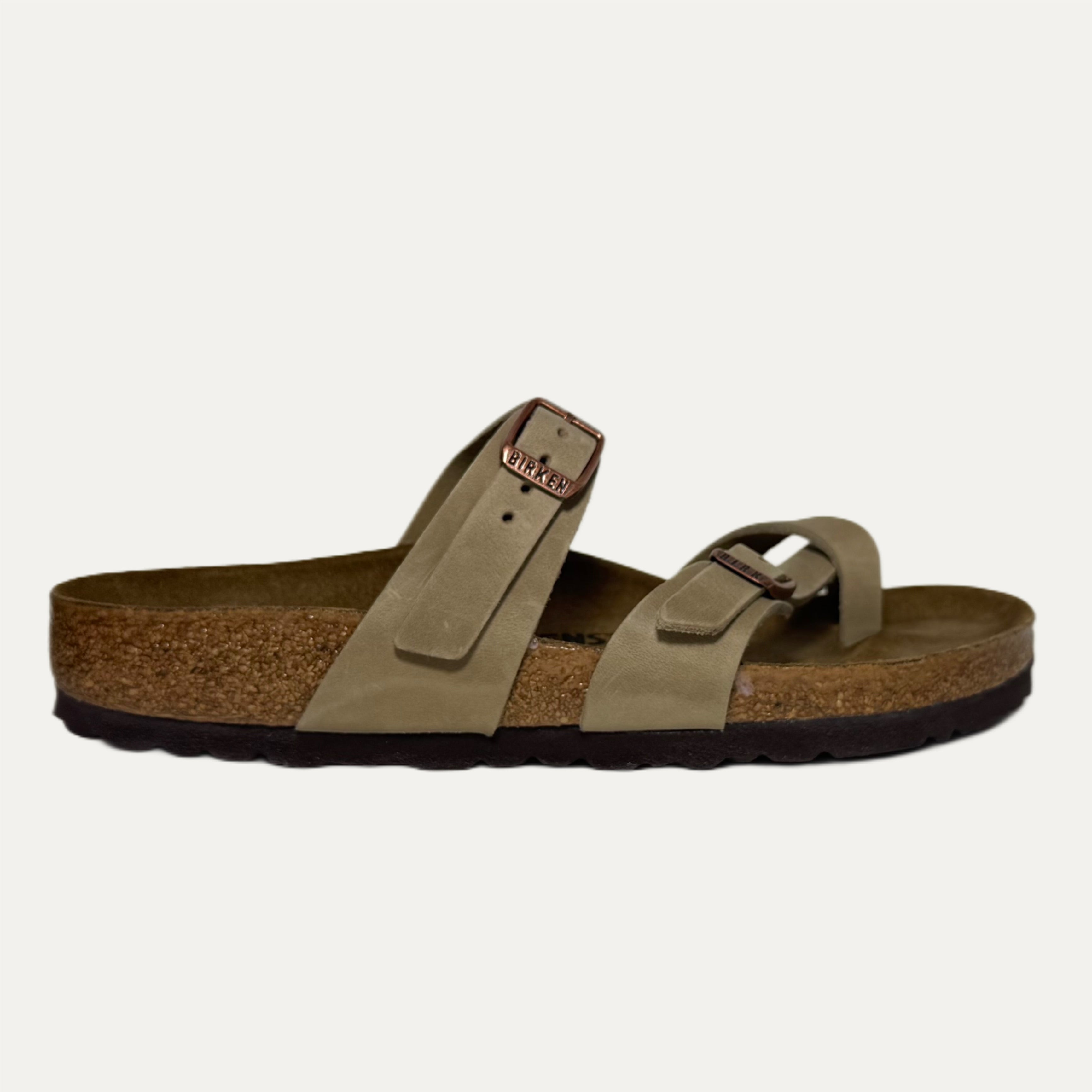 Birkenstock Mayari Leather Sandal - Tobacco Brown