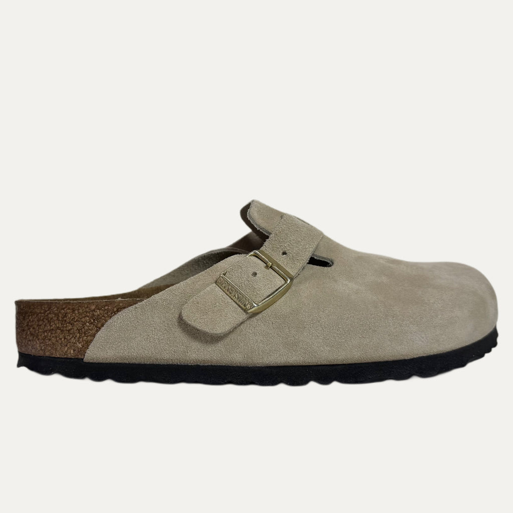 Birkenstock Boston Suede Clog - Sandcastle