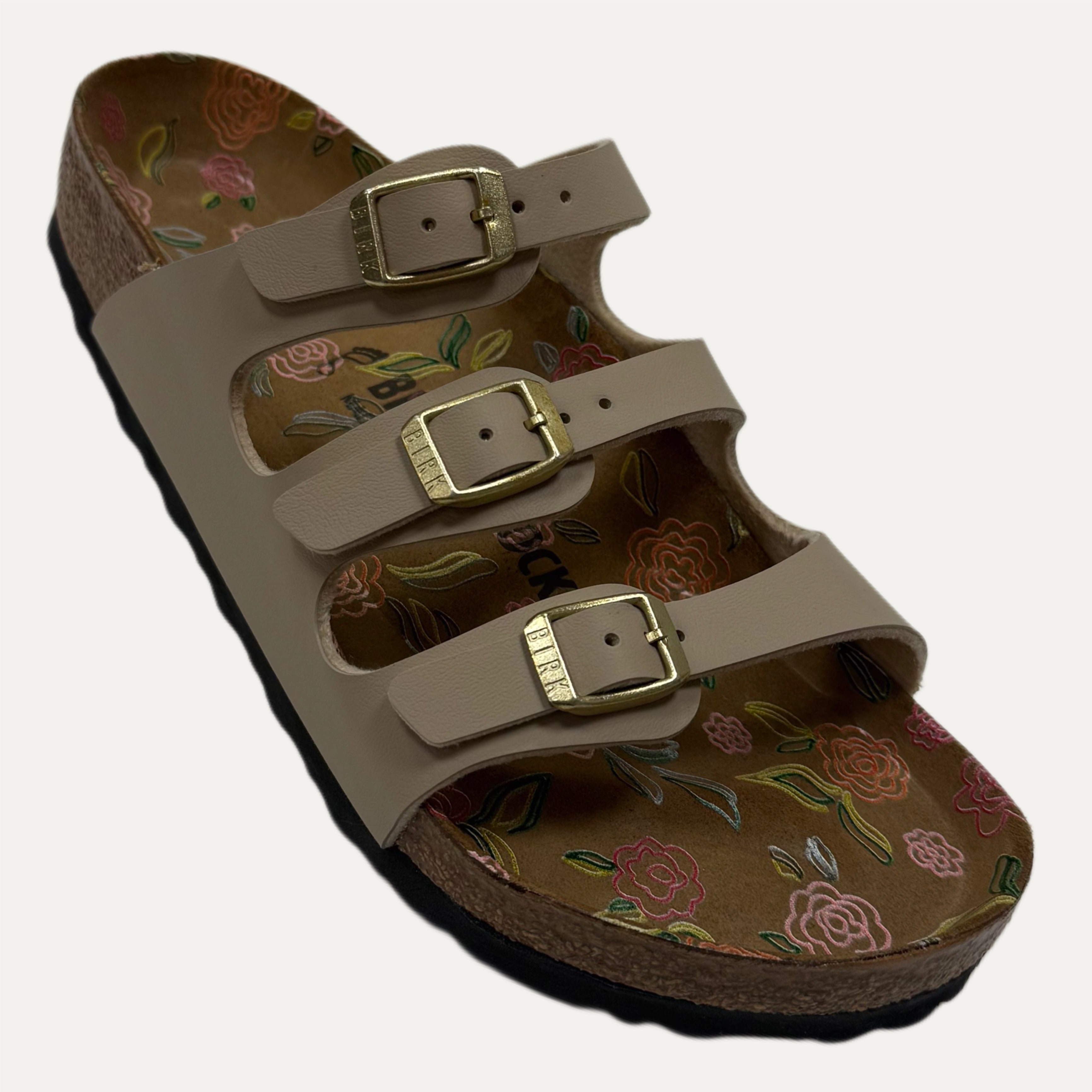 Birkenstock Florida Birko-Flor Sandal - Sandcastle Floral Footbed