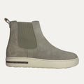 Gray Chelsea boot on a white background