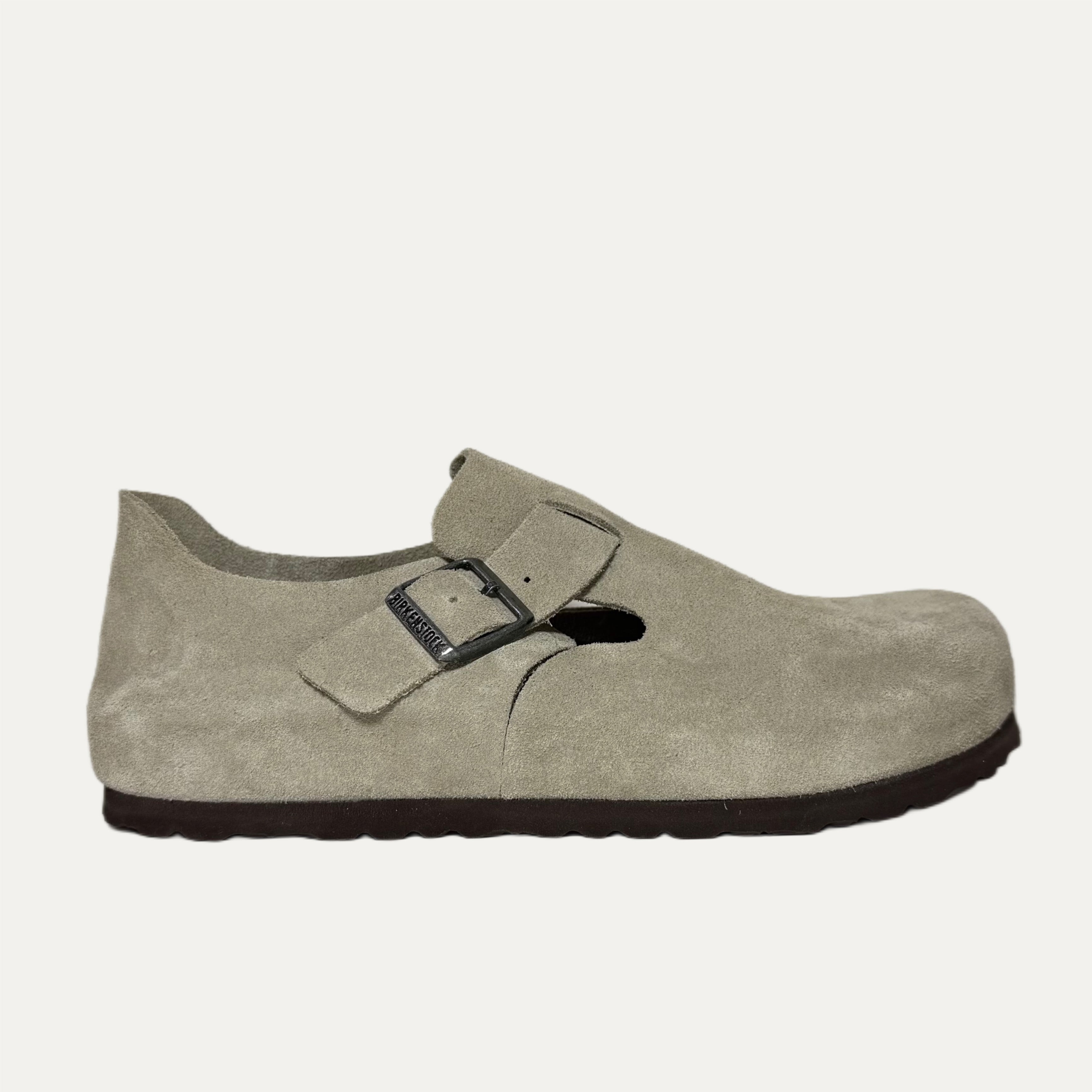 Birkenstock London Suede Shoe - Taupe