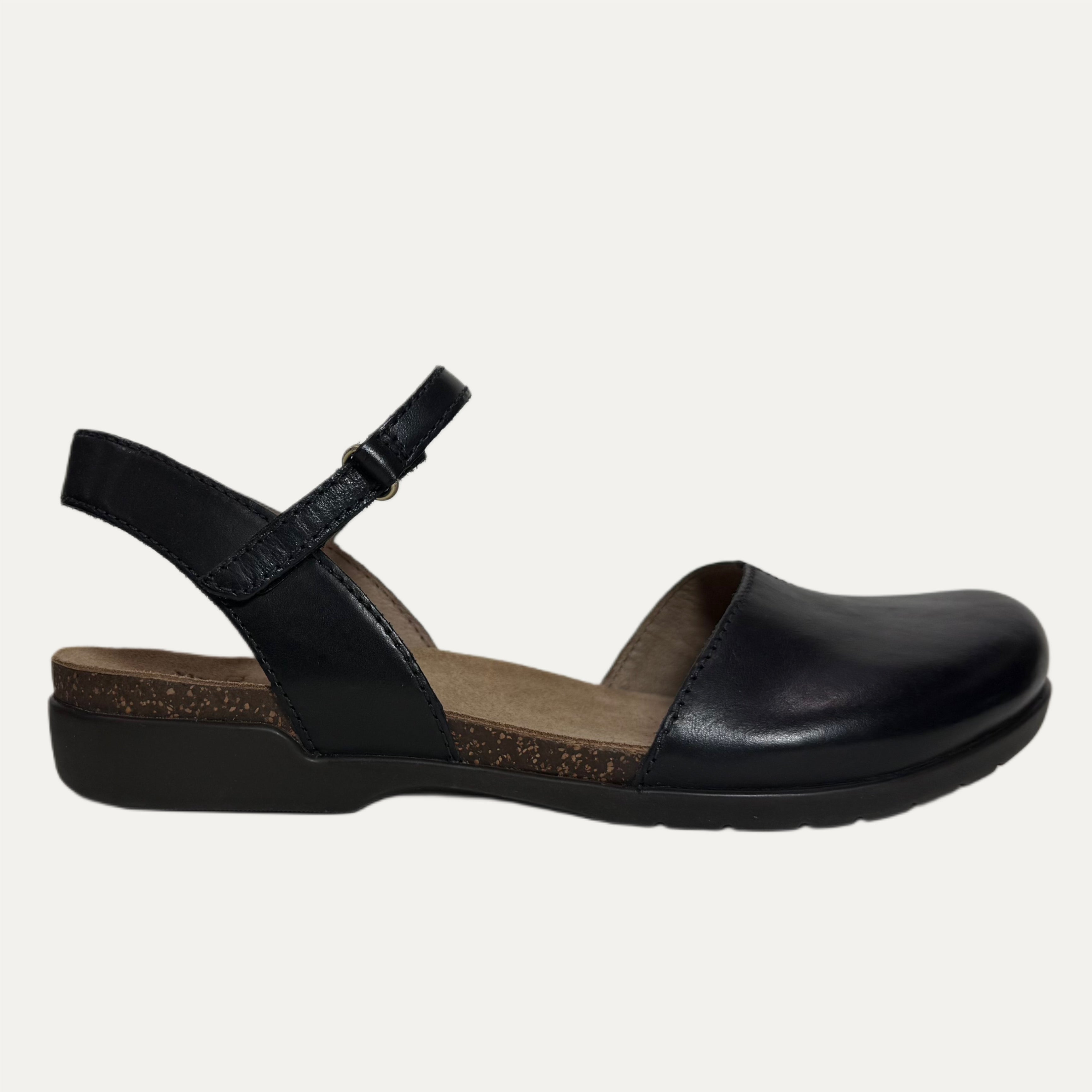 Women's Dansko Rowan Mary Jane - Black Waxy Burnished