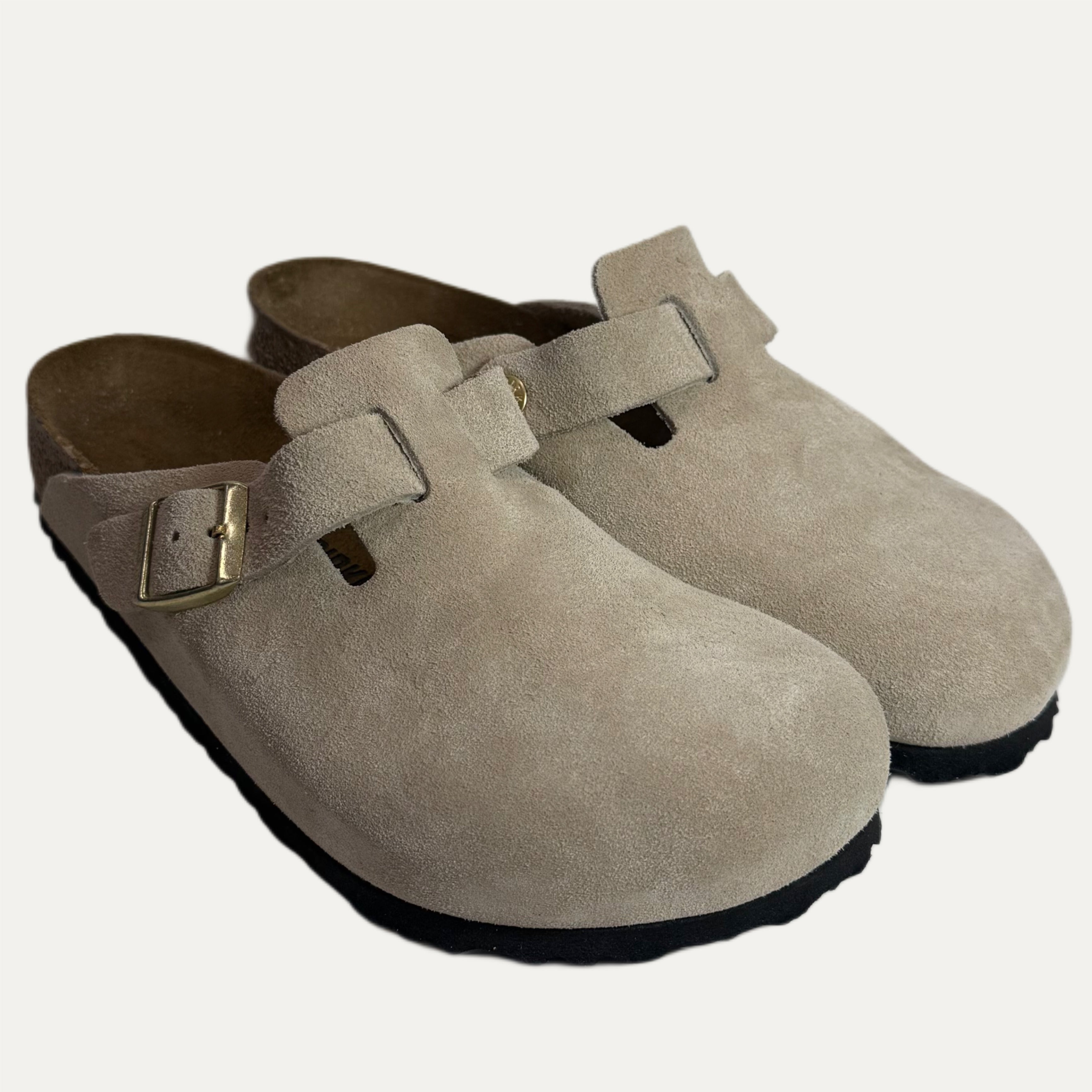 Birkenstock Boston Suede Clog - Sandcastle