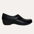 Women's Dansko Franny Shoe - Black Milled Nappa