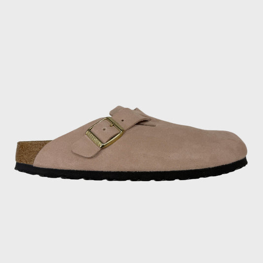 Birkenstock Boston Suede Clog - Light Rose