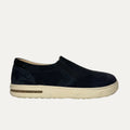 Birkenstock Oswego Slip-On Suede Canvas Sneaker - Midnight