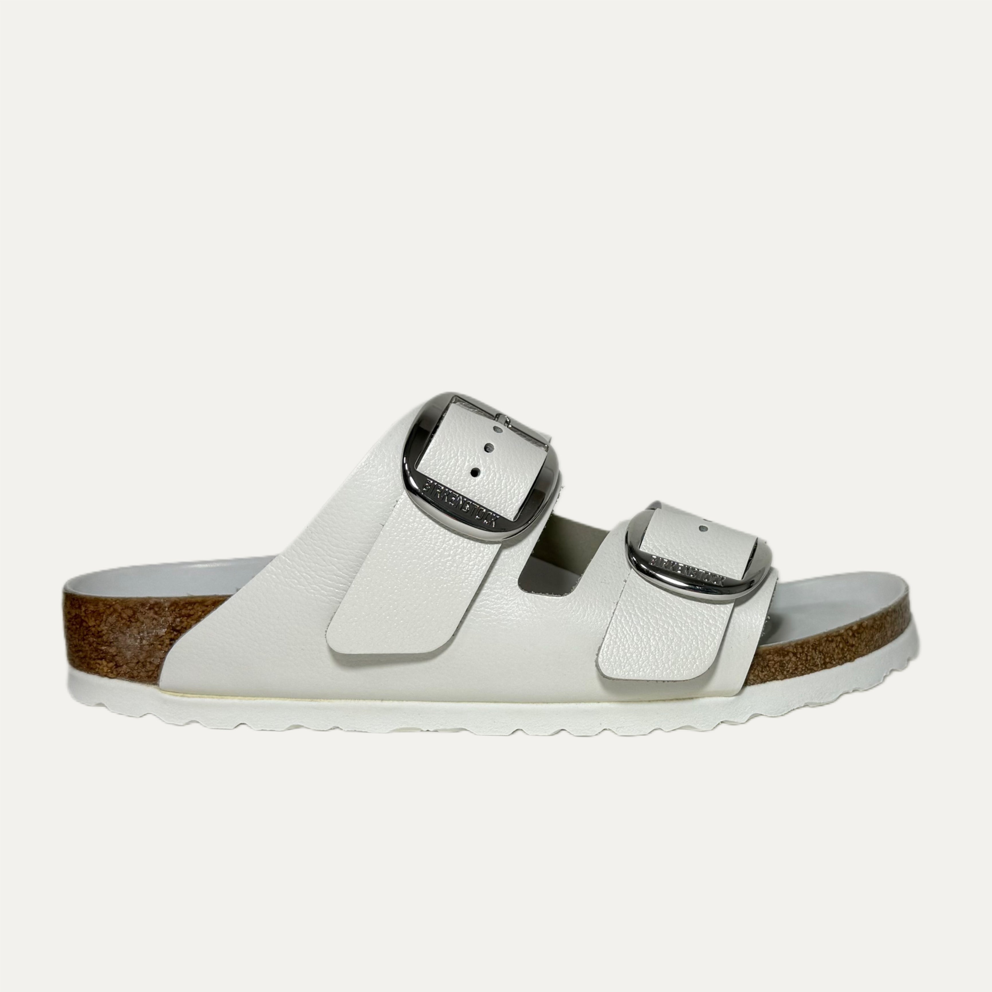 Birkenstock Arizona Big Buckle Slide Sandal - White