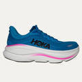 Women's HOKA Bondi 9 Athletic Shoe - Skyward Blue / Neon Fuchsia