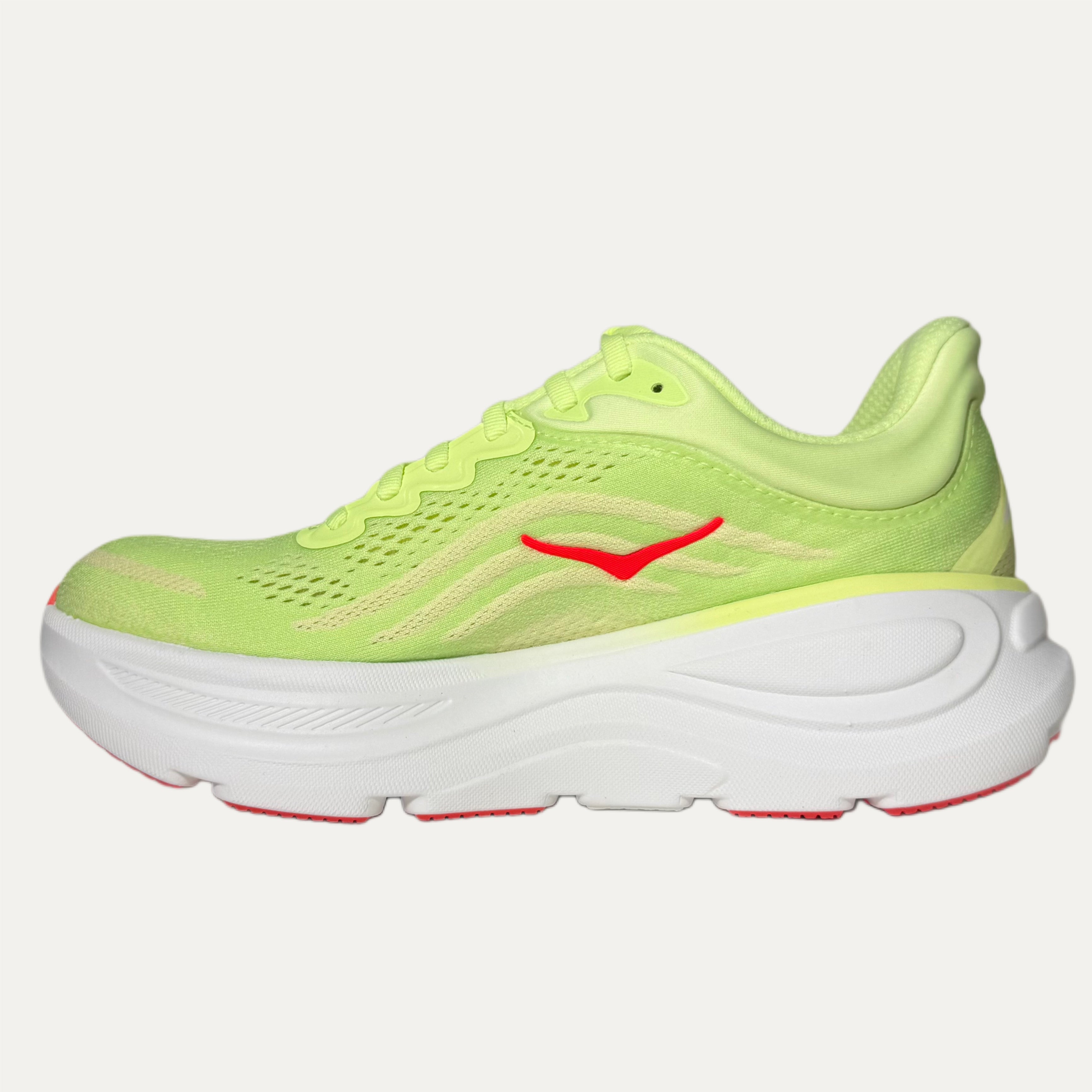Women's HOKA Bondi 9 Athletic Shoe - Neon Yuzu / Sunlight