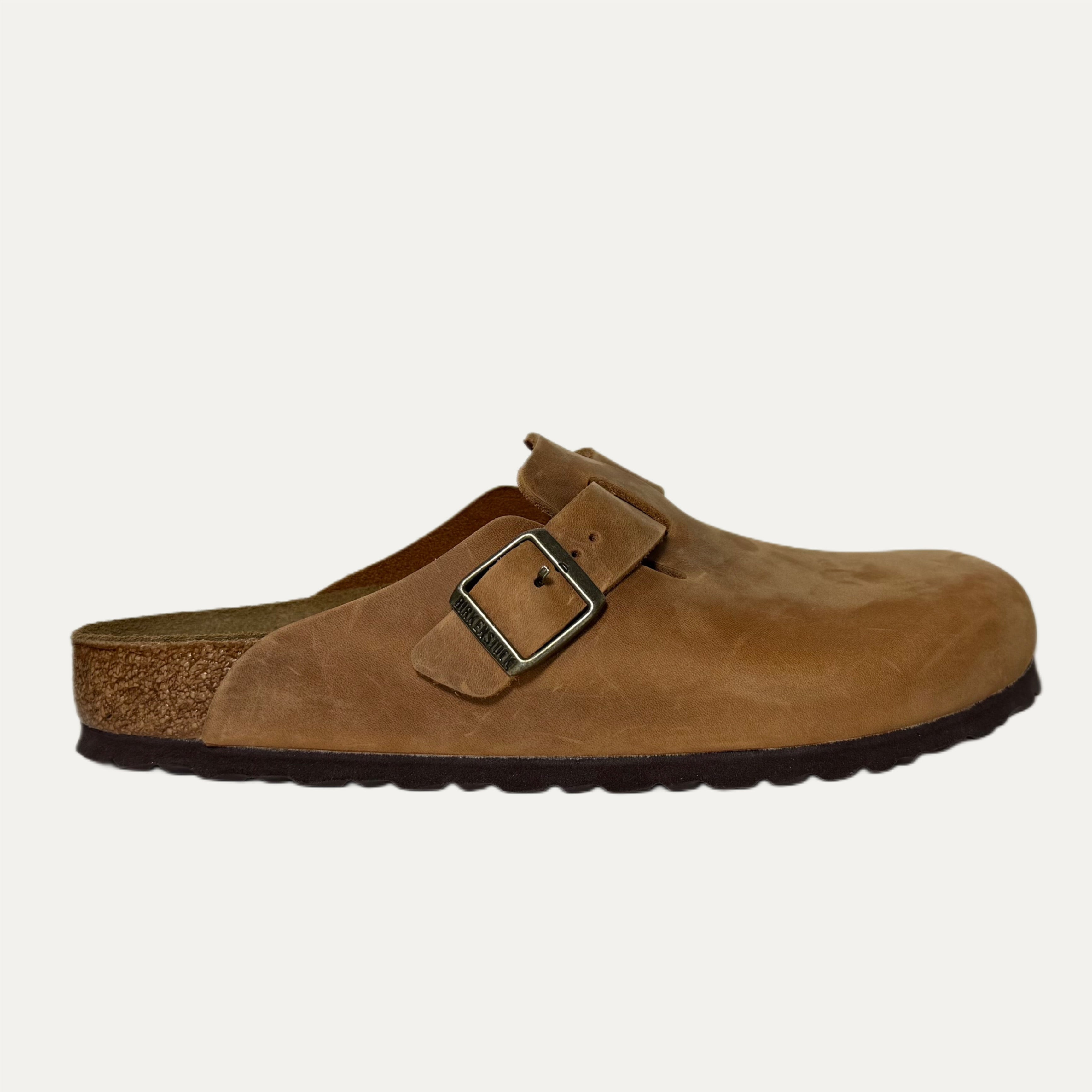 Birkenstock Boston Oiled Leather Clog - Cognac