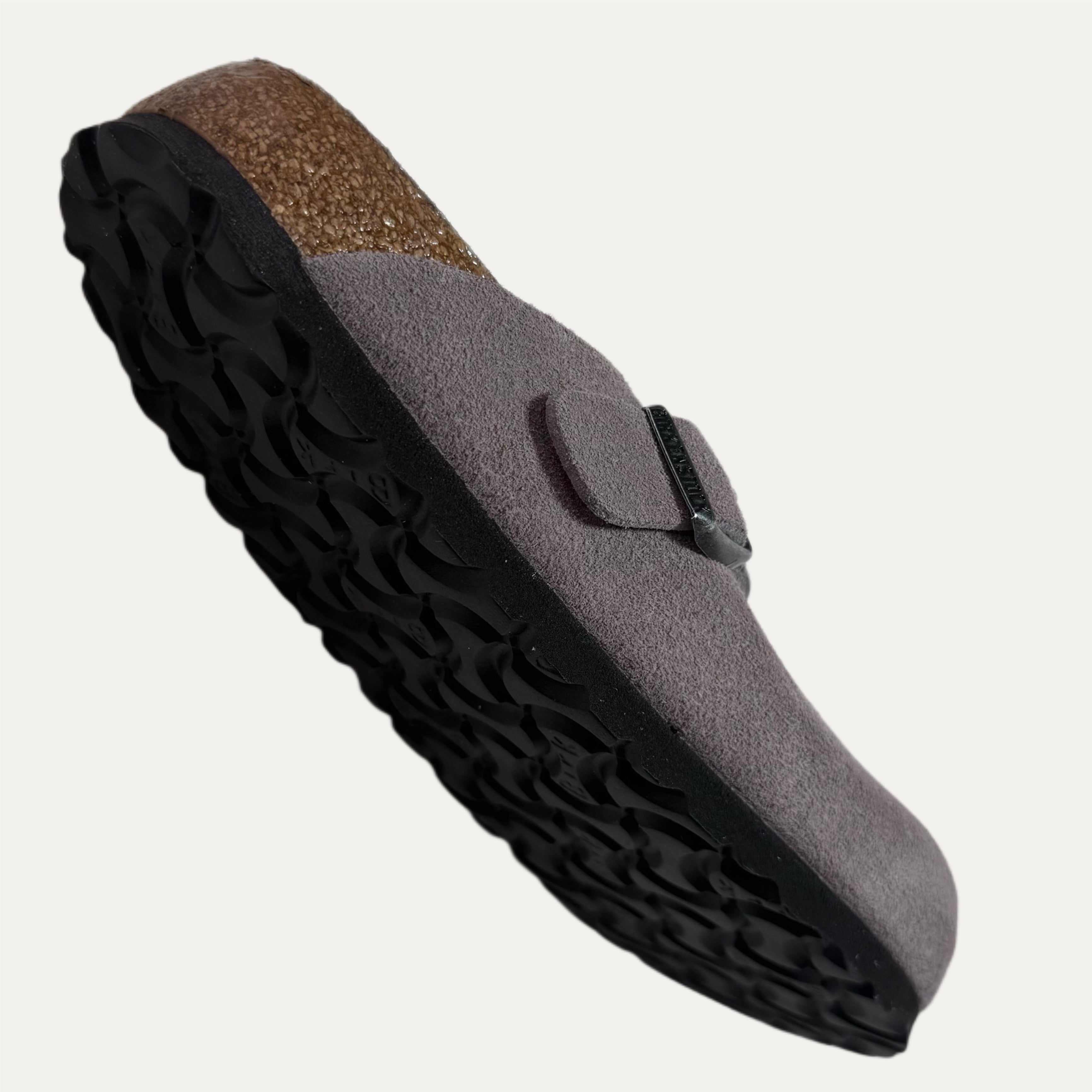 Birkenstock Boston Suede Soft Footbed Clog - Faded Purple Tonal