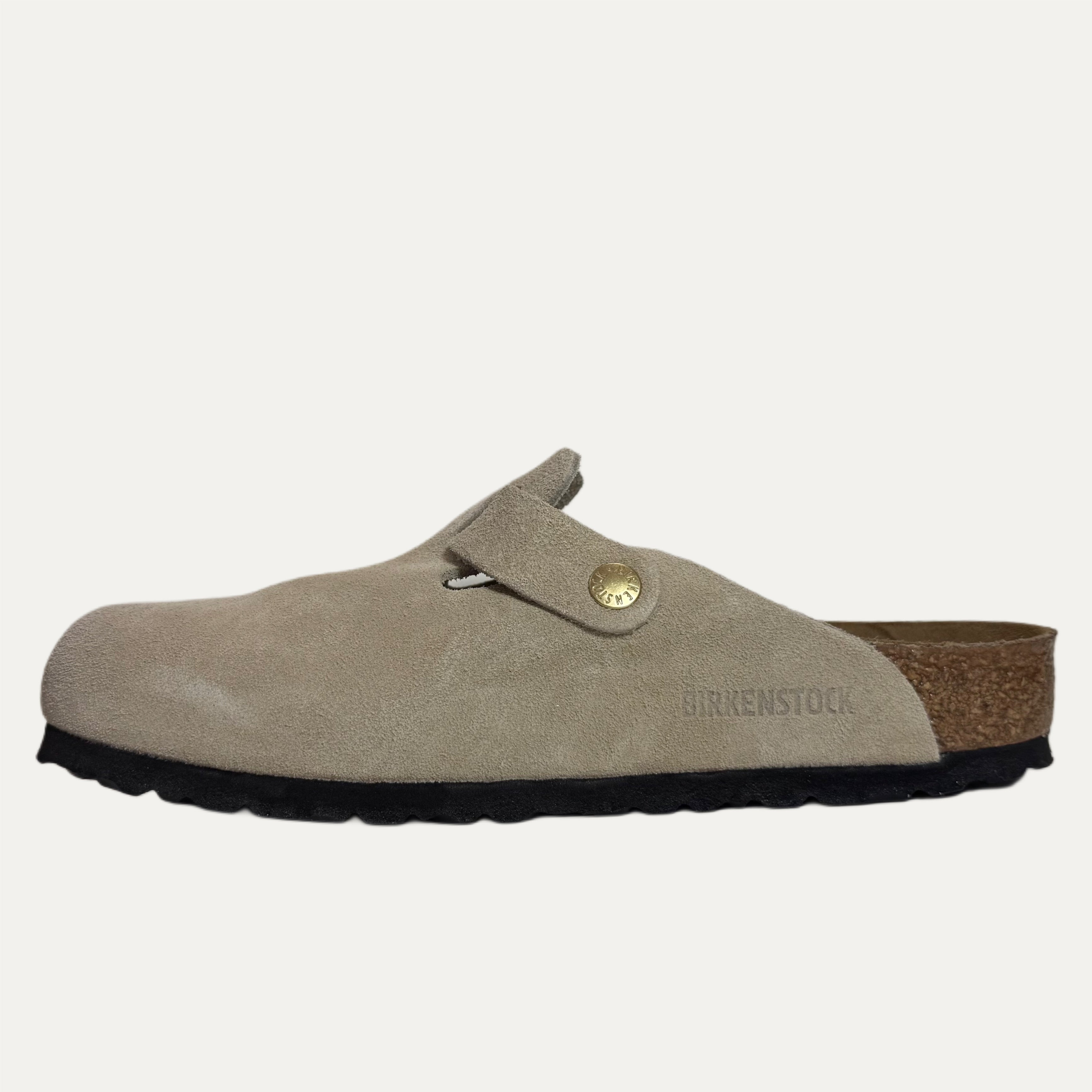 Birkenstock Boston Suede Clog - Sandcastle