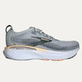 Women's Brooks Adrenaline GTS 5 Running Athletic Shoe - Grey / Blackened Pearl / Coral