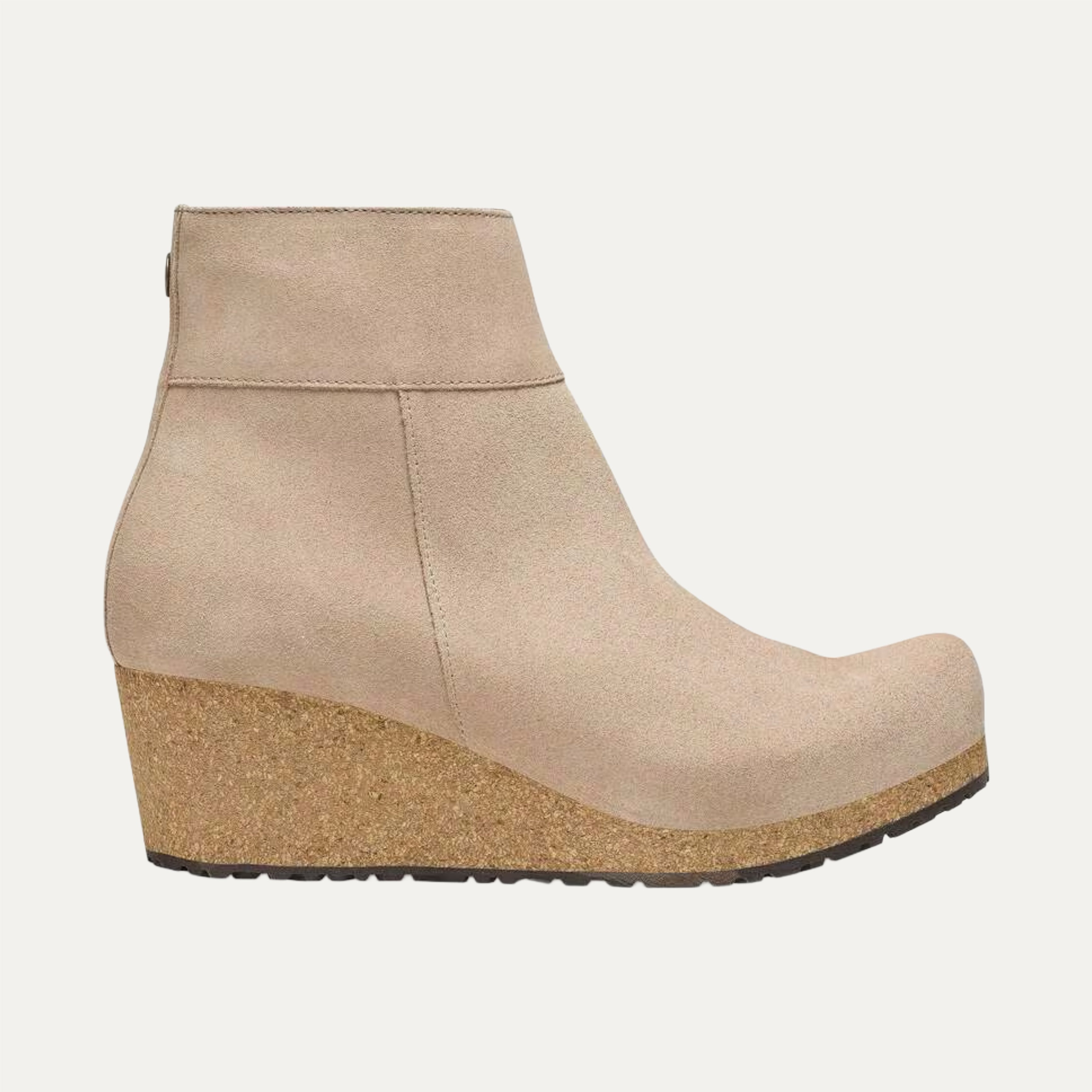 Birkenstock Papillio Ebba Suede Wedge Boot - Warm Sand