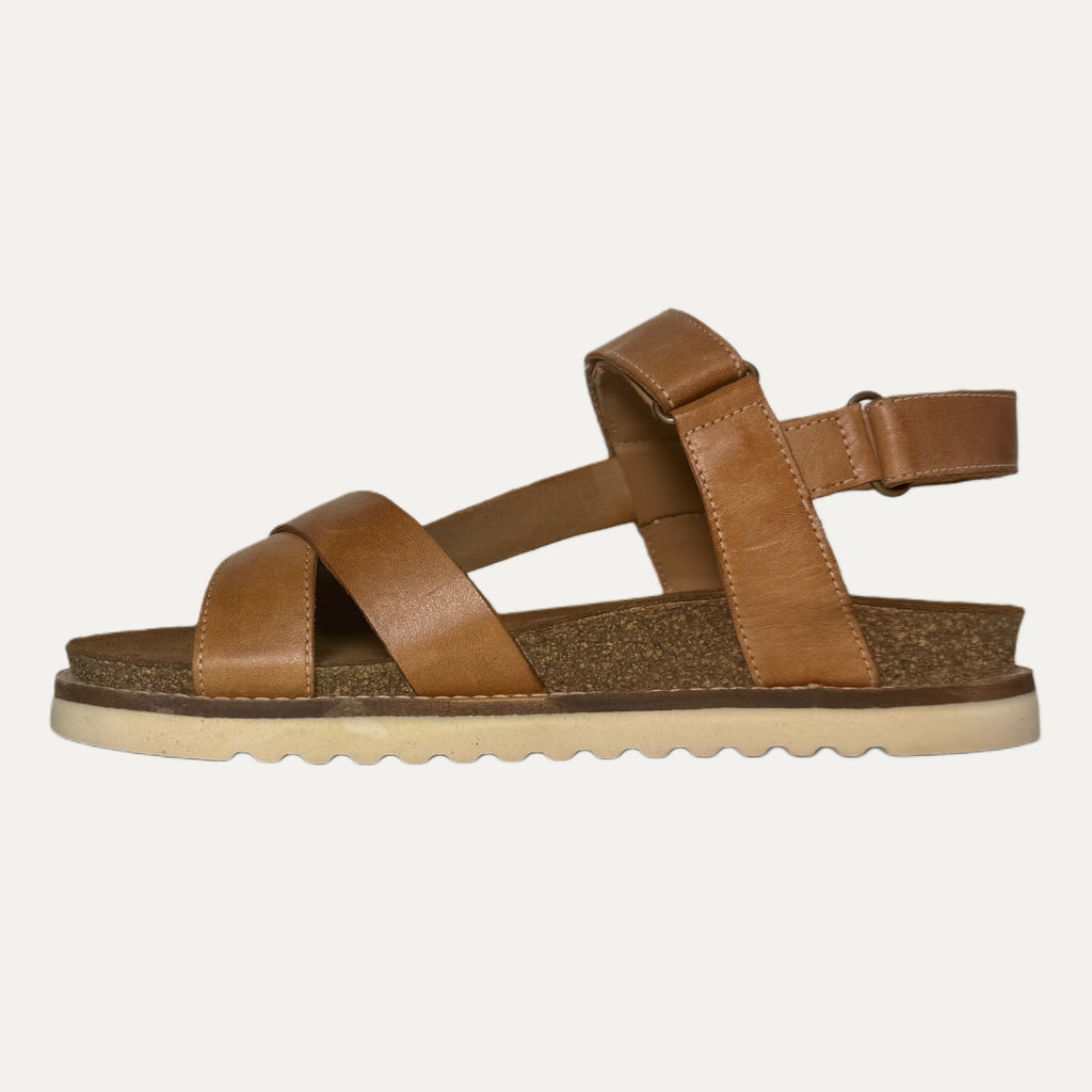 Women's Taos Sideways Leather Strap Sandal