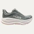 Gray sneaker with white sole on a white background