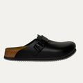 Birkenstock Boston Super Grip Leather Clog - Black