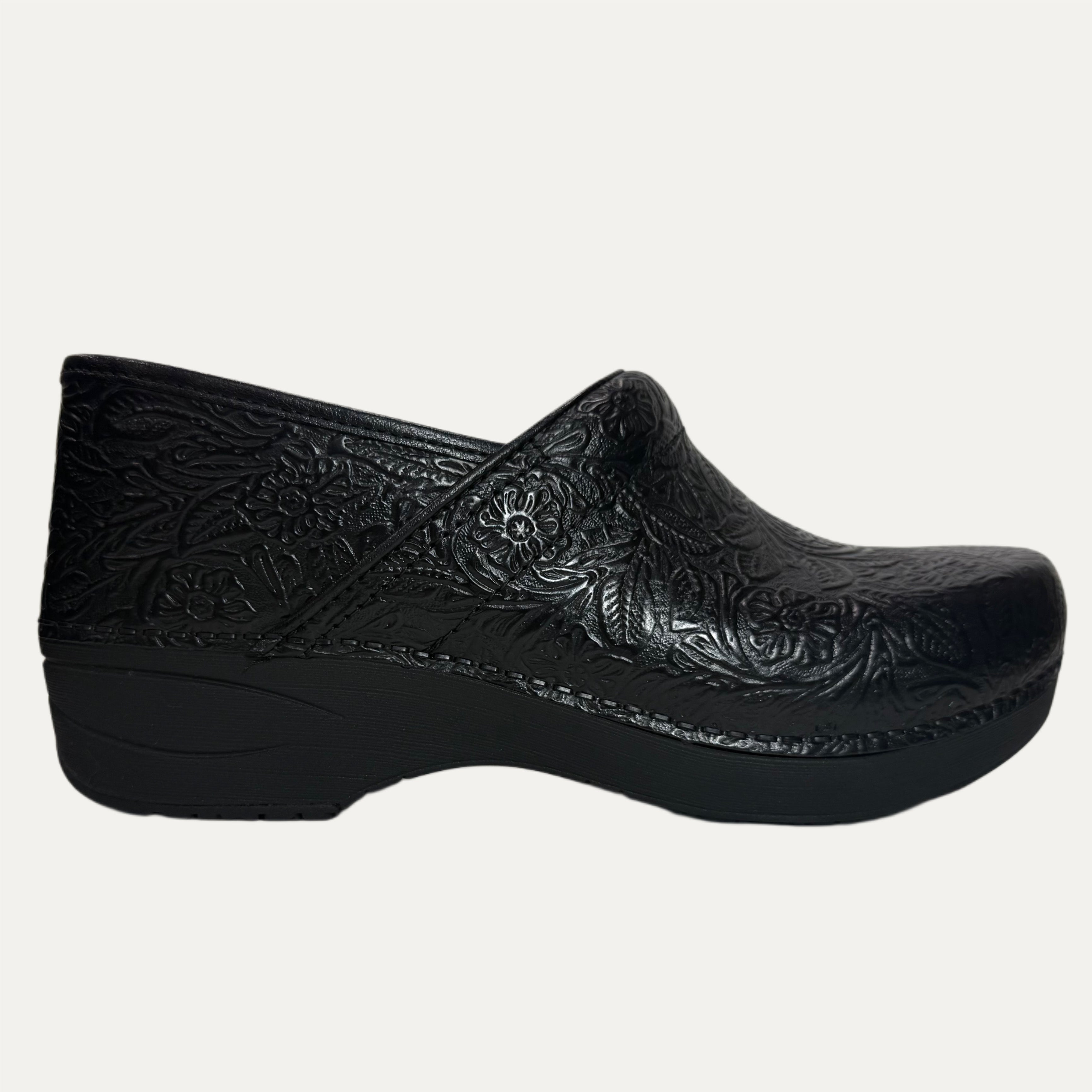 Dansko Women's XP 2.0 Floral Tooled Clogs - Size 39 Dansko Women's XP 2.0 Floral Tooled Clogs - Size 39