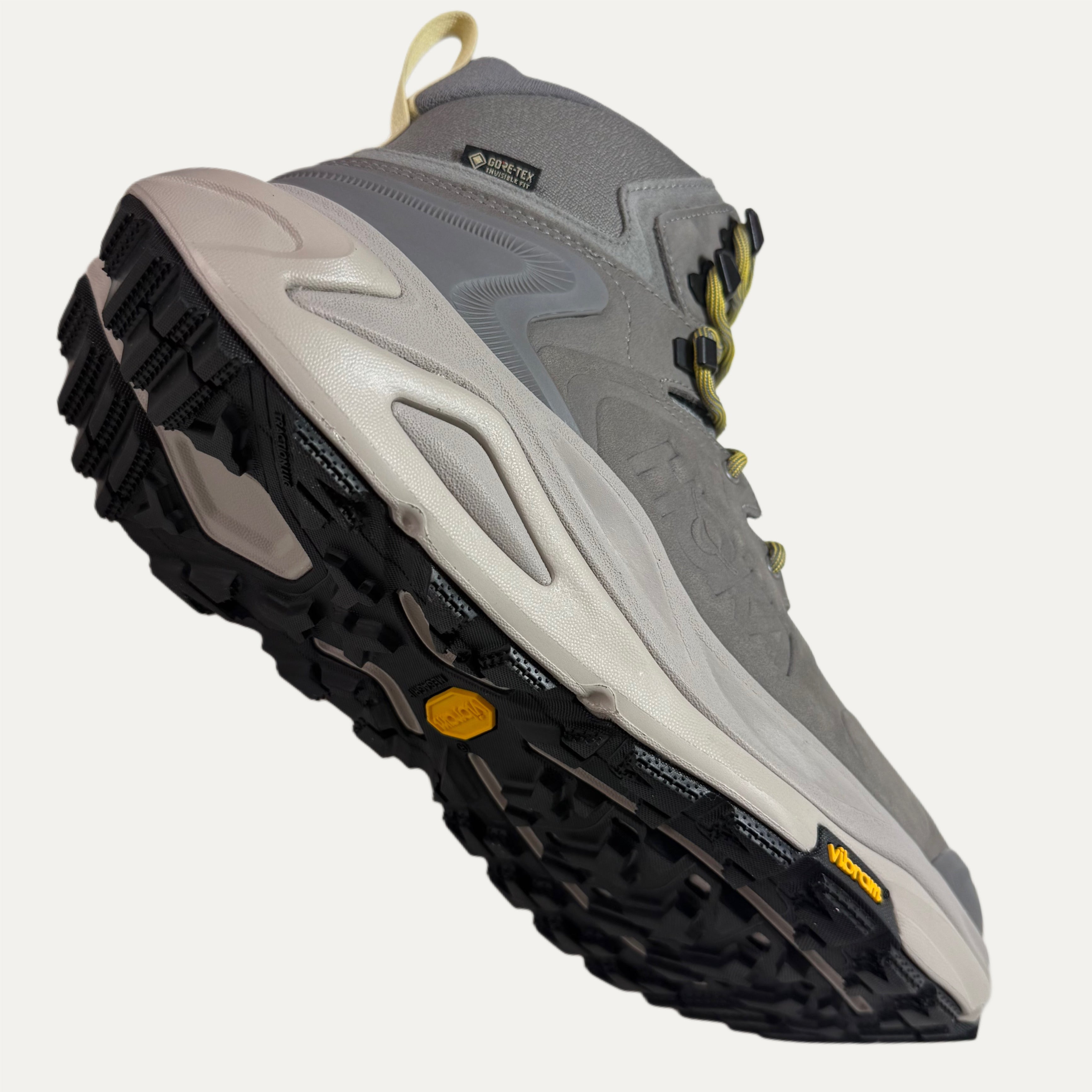 Men's HOKA Kaha 3 GTX Hiking Boot - Gravel / Cement