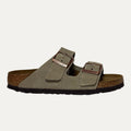 Birkenstock Arizona Slide Suede Sandal - Taupe