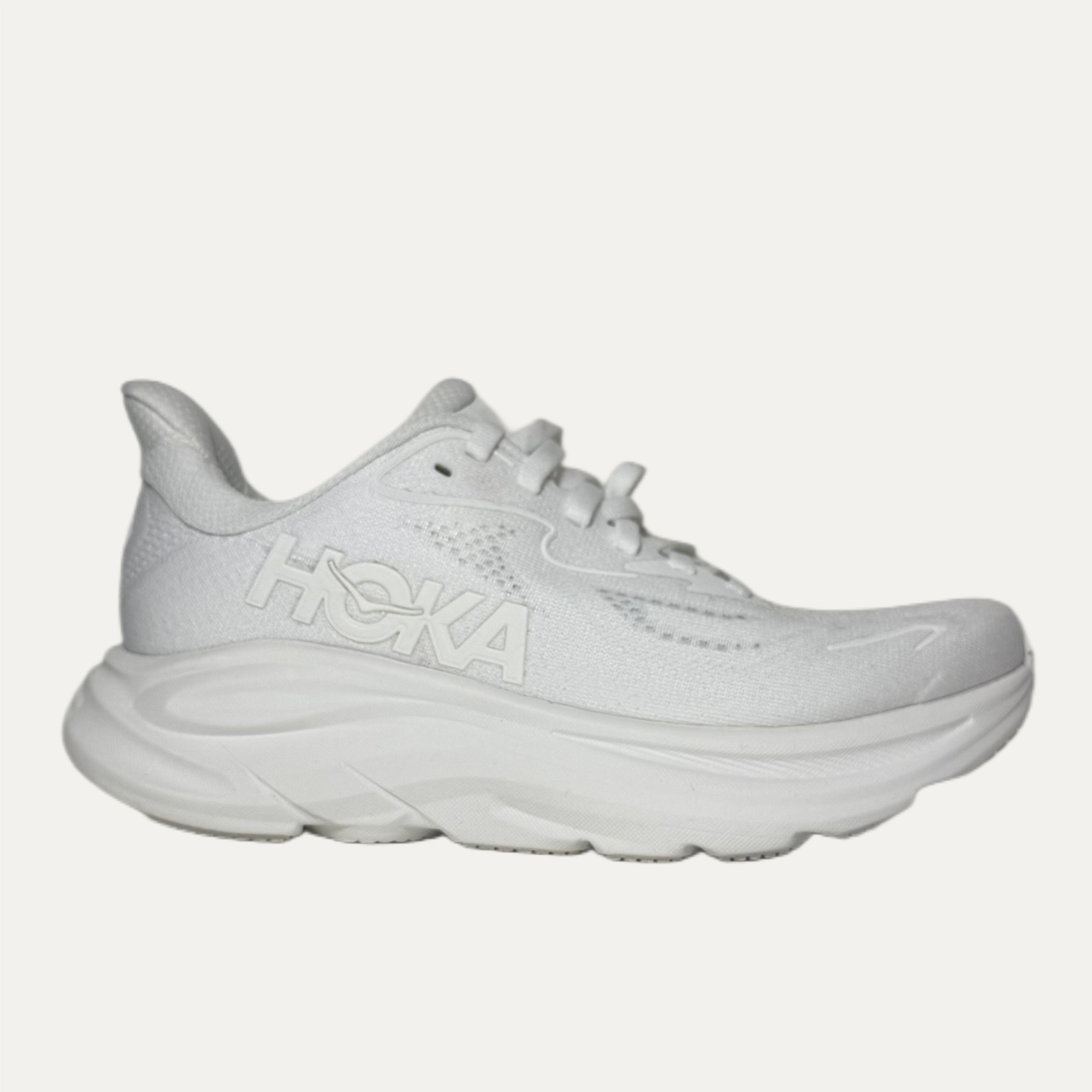 Women's HOKA Clifton 10 Athletic Shoe - White / White