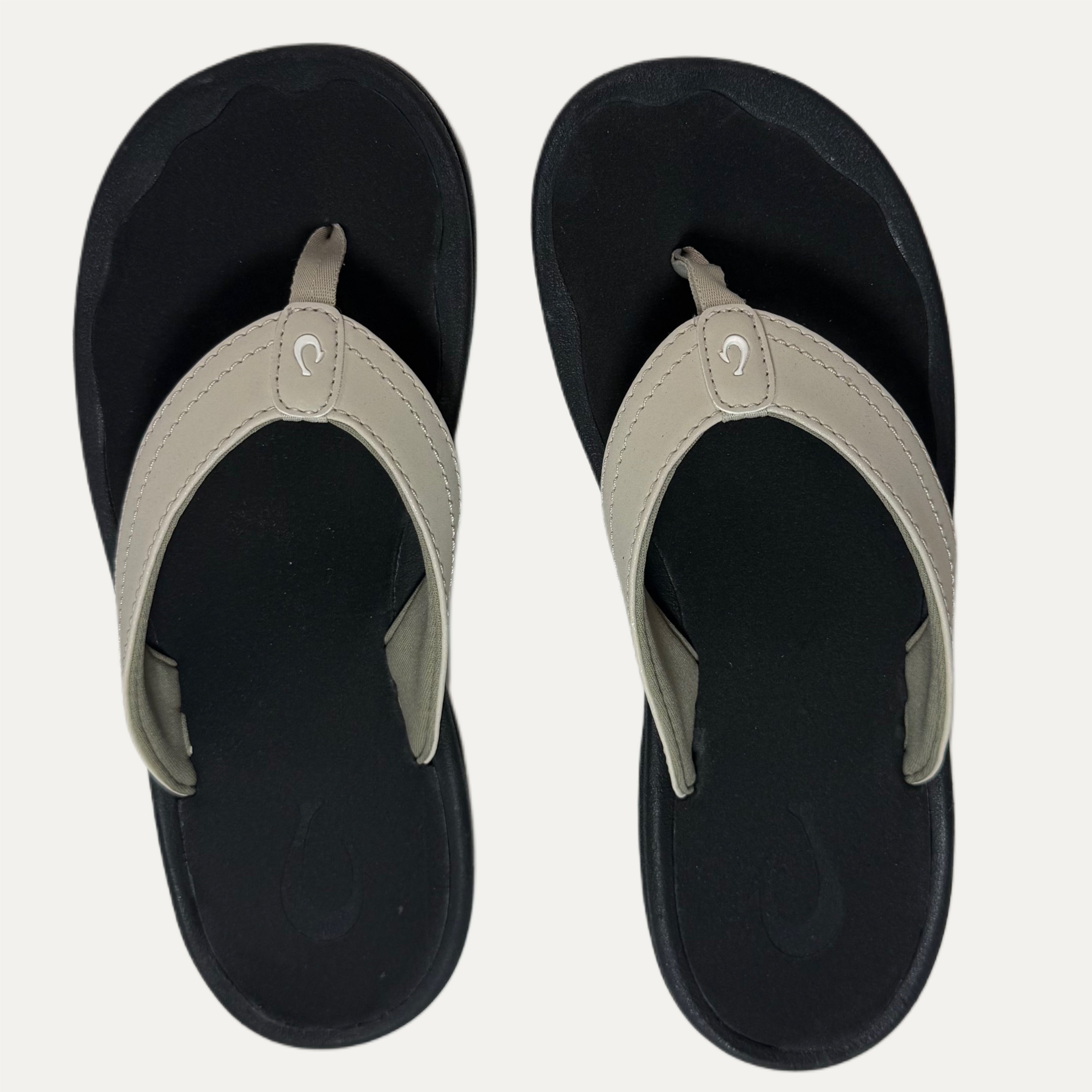 Women’s Olukai Ohana Flip Flop Sandal - Ecru / Black