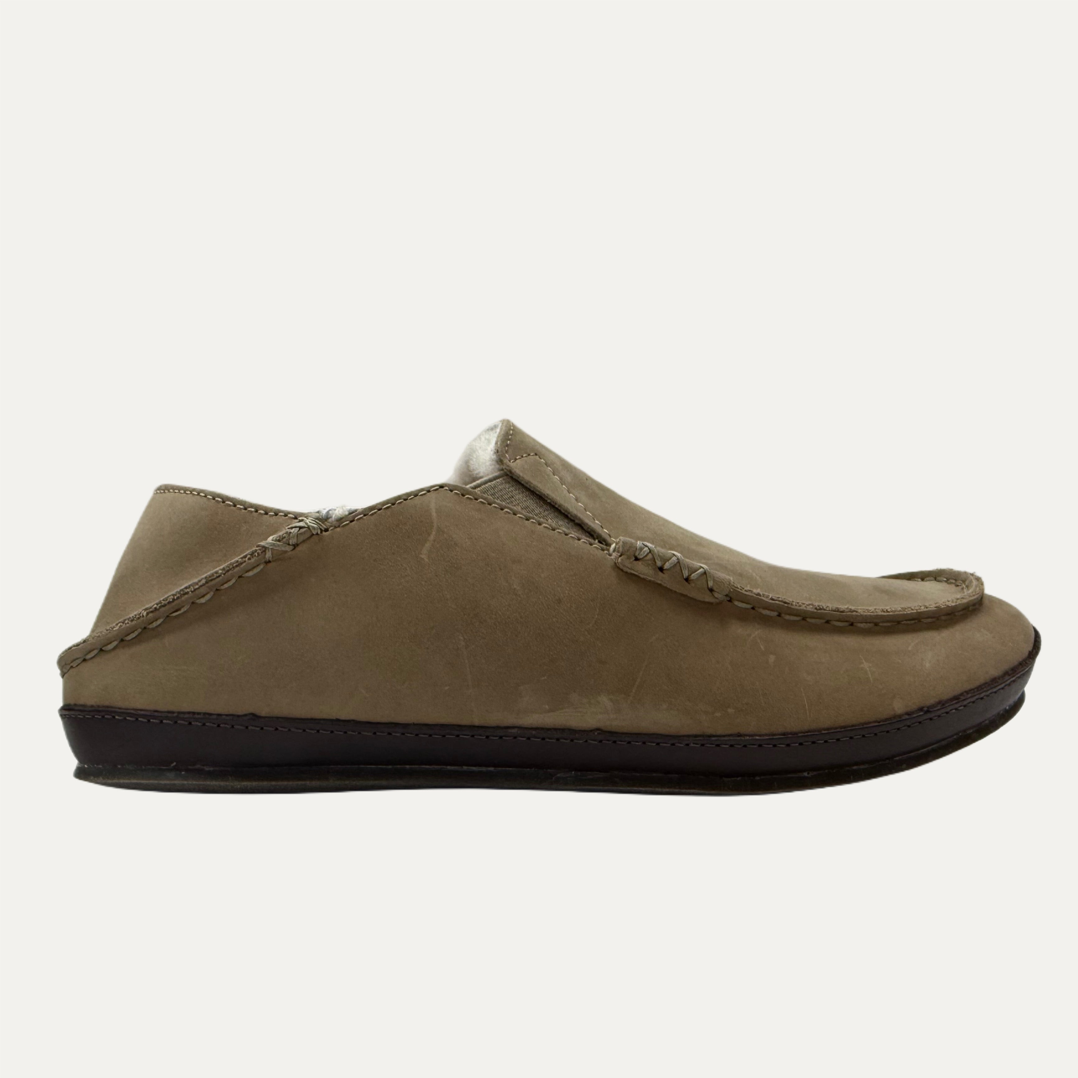 Men's Olukai Moloa Slipper - Clay / Dark Java