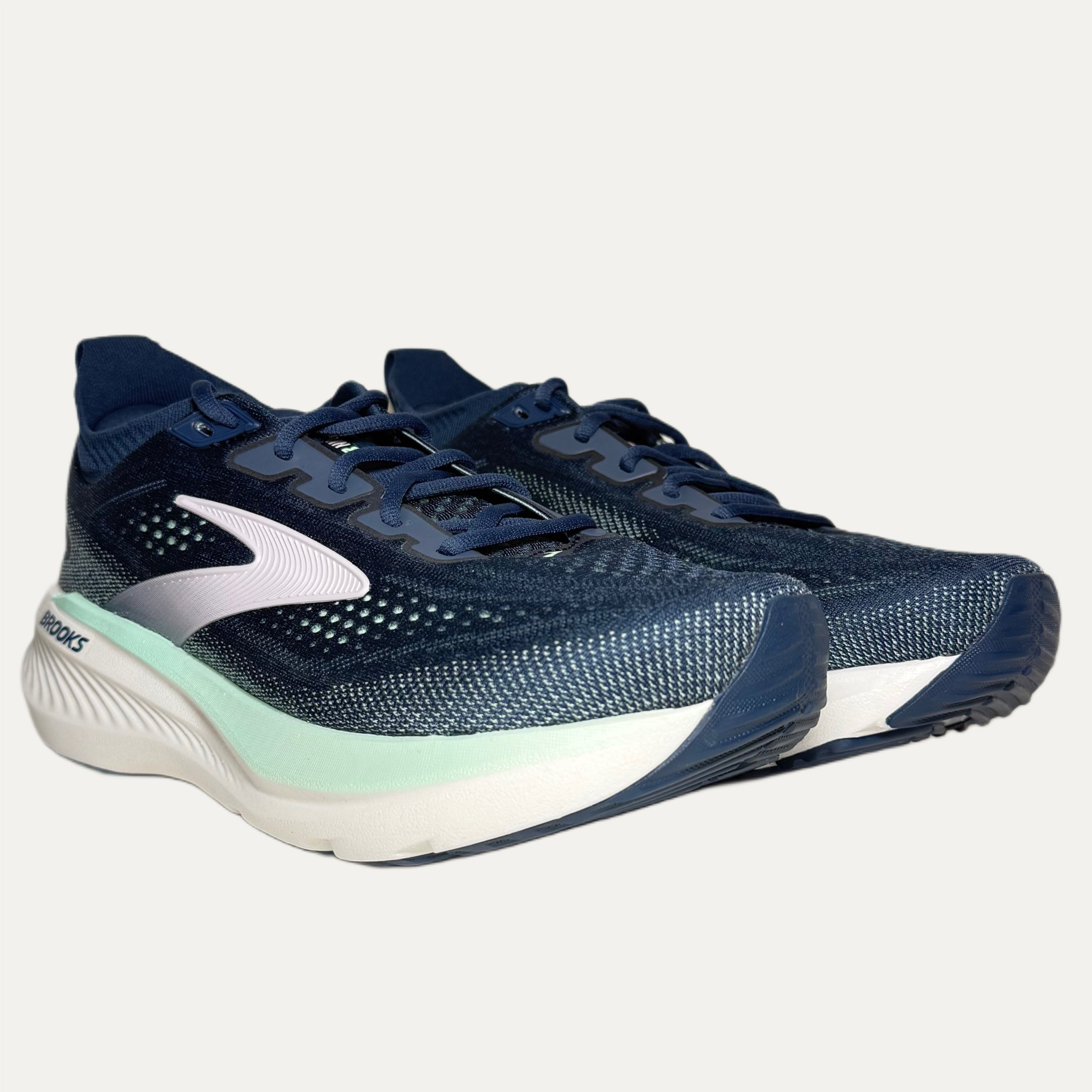 Women's Brooks Glycerin 23 Road Running Athletic Shoe - Spellbound / Yucca / Pink