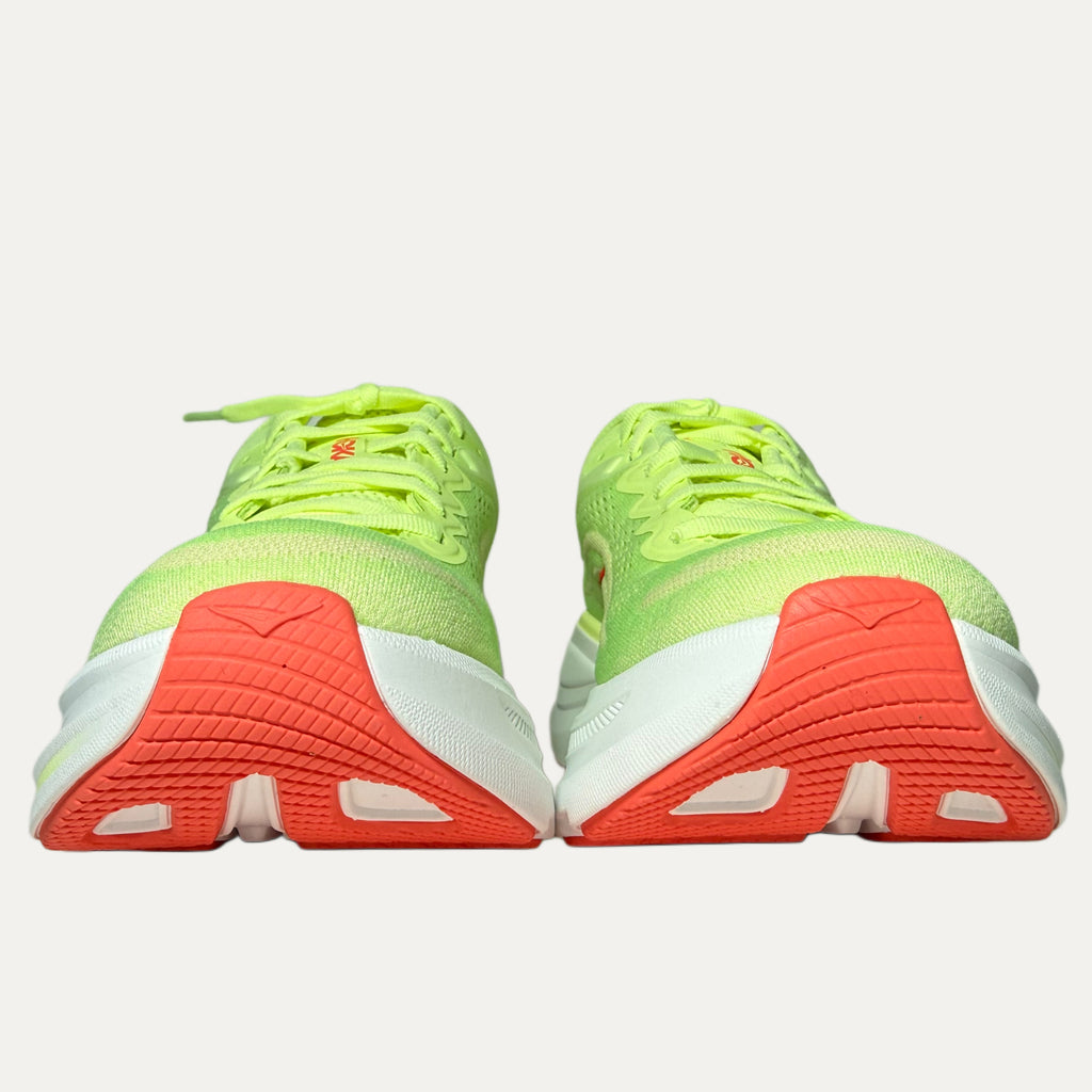 Women's HOKA Bondi 9 Athletic Shoe - Neon Yuzu / Sunlight