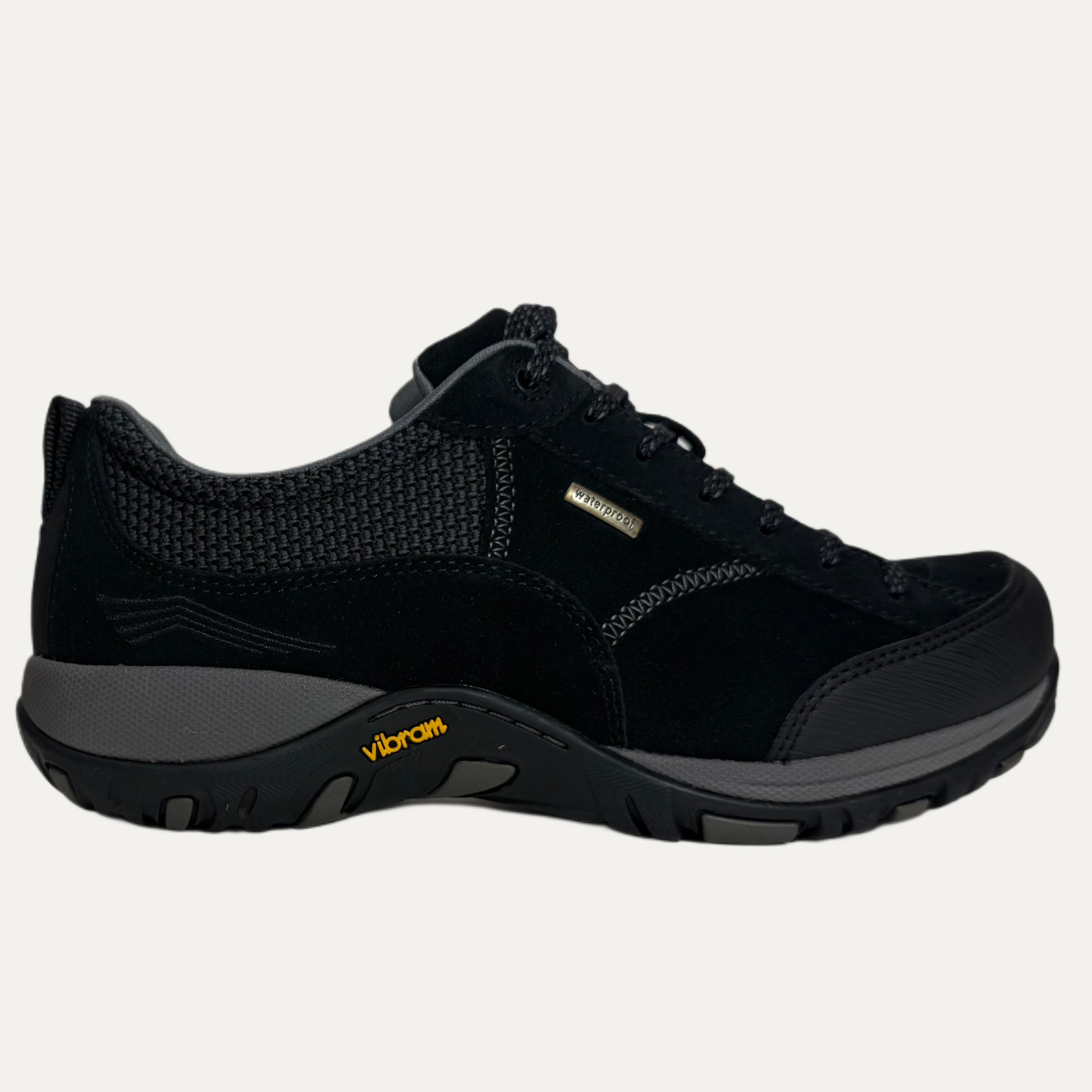 Women's Dansko Paisley Sneaker - Black Waterproof