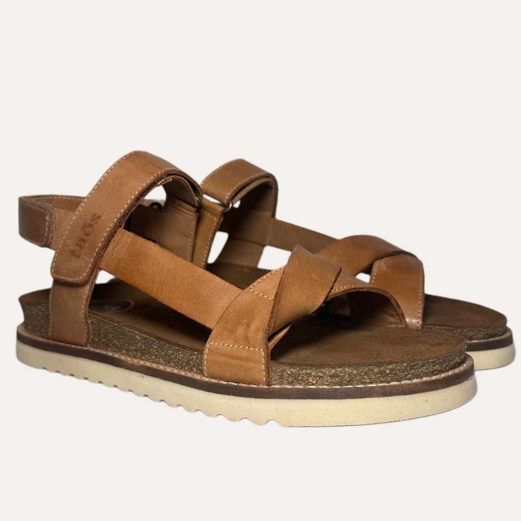 Women's Taos Sideways Leather Strap Sandal