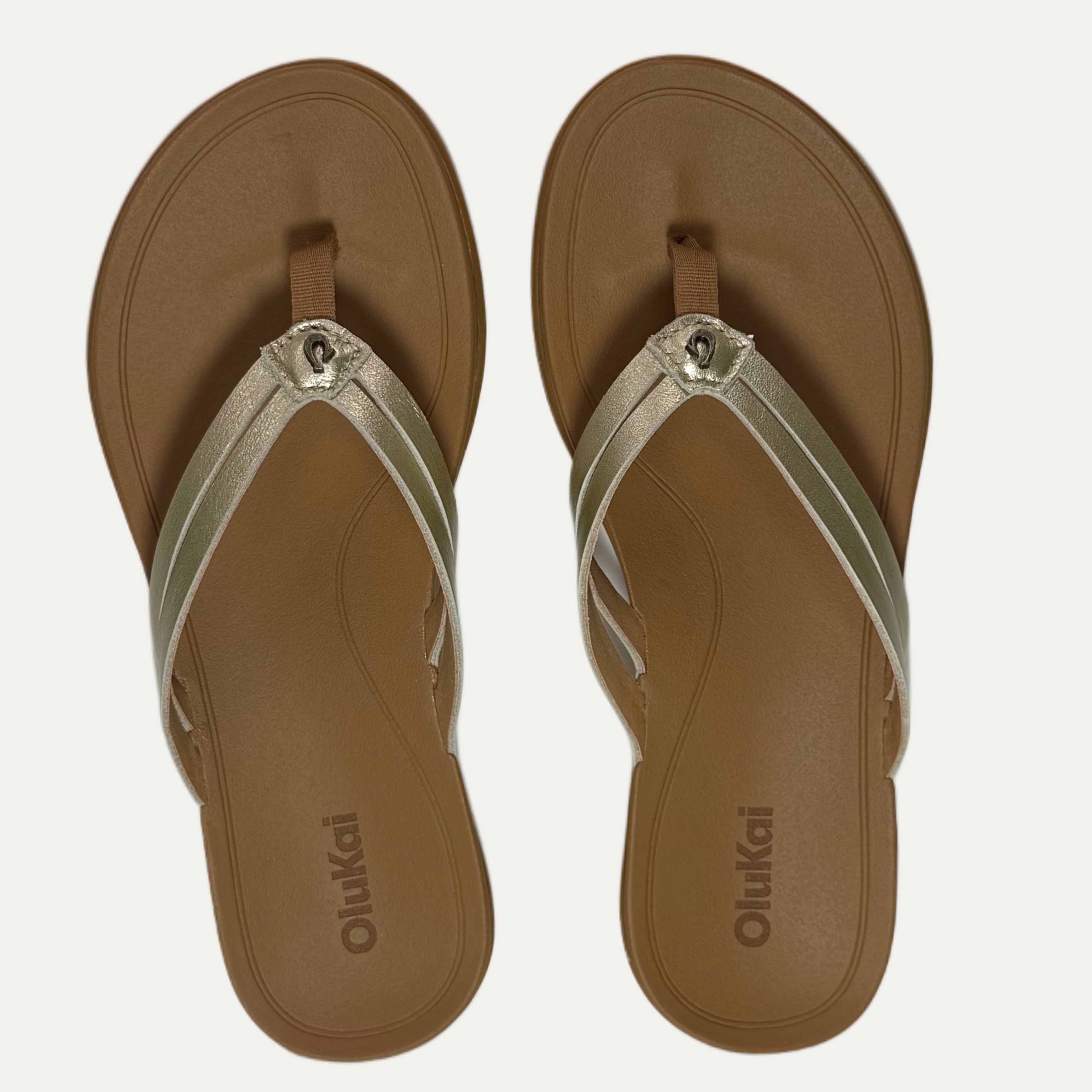 Women’s Olukai Ho'opio Hui Flip Flop Sandal - Bubbly / Sahara