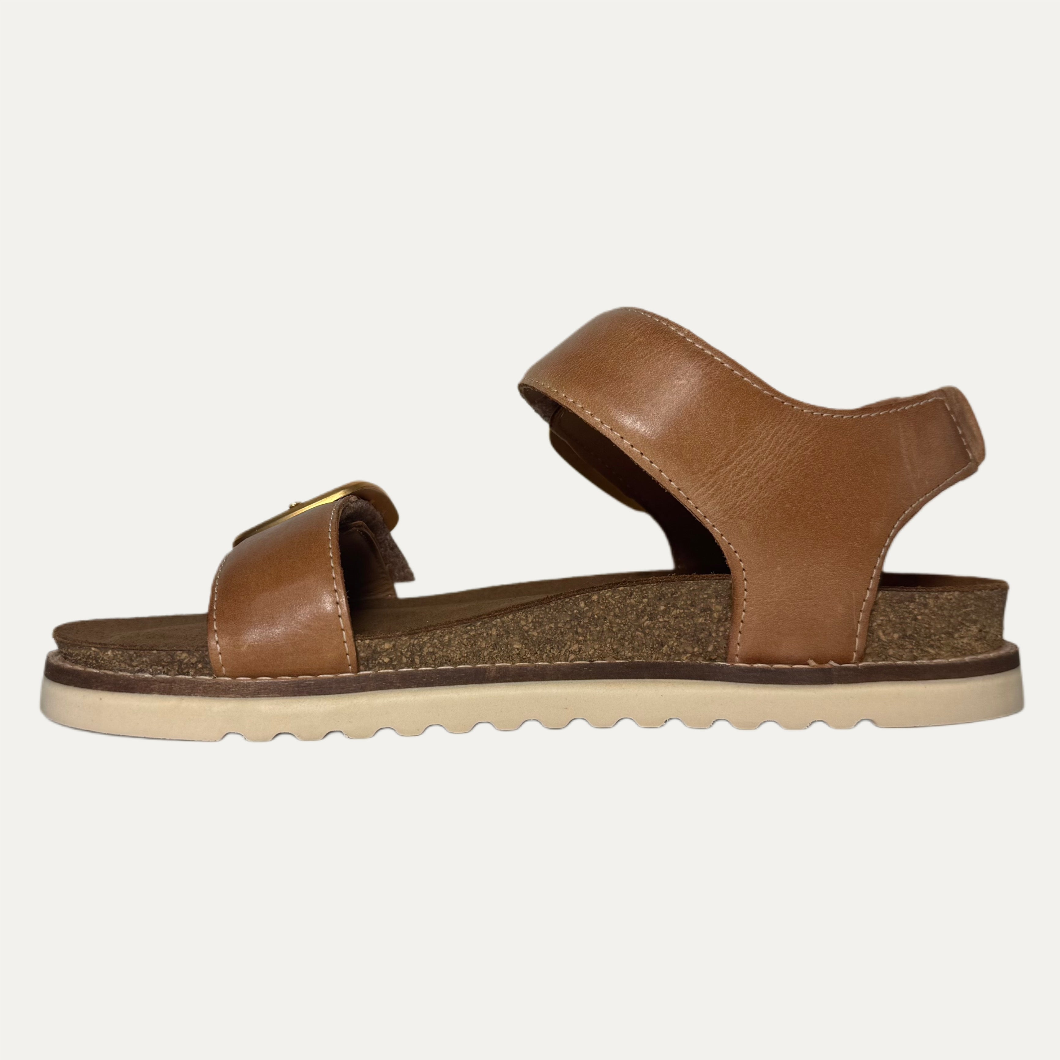 Women's Taos On The Double Leather Strap Buckle Sandal