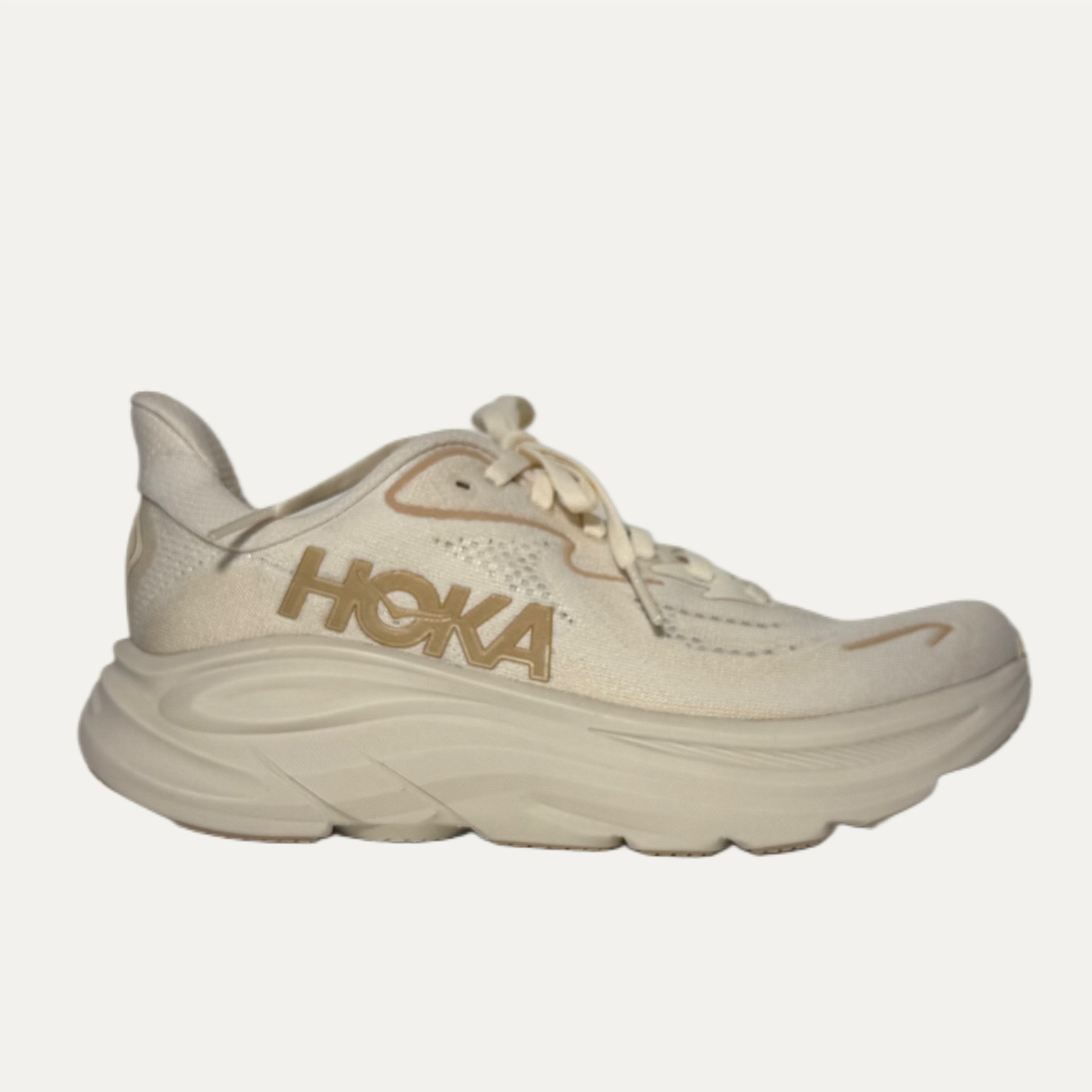 Women's HOKA Clifton 10 Athletic Shoe - Vanilla / Birch