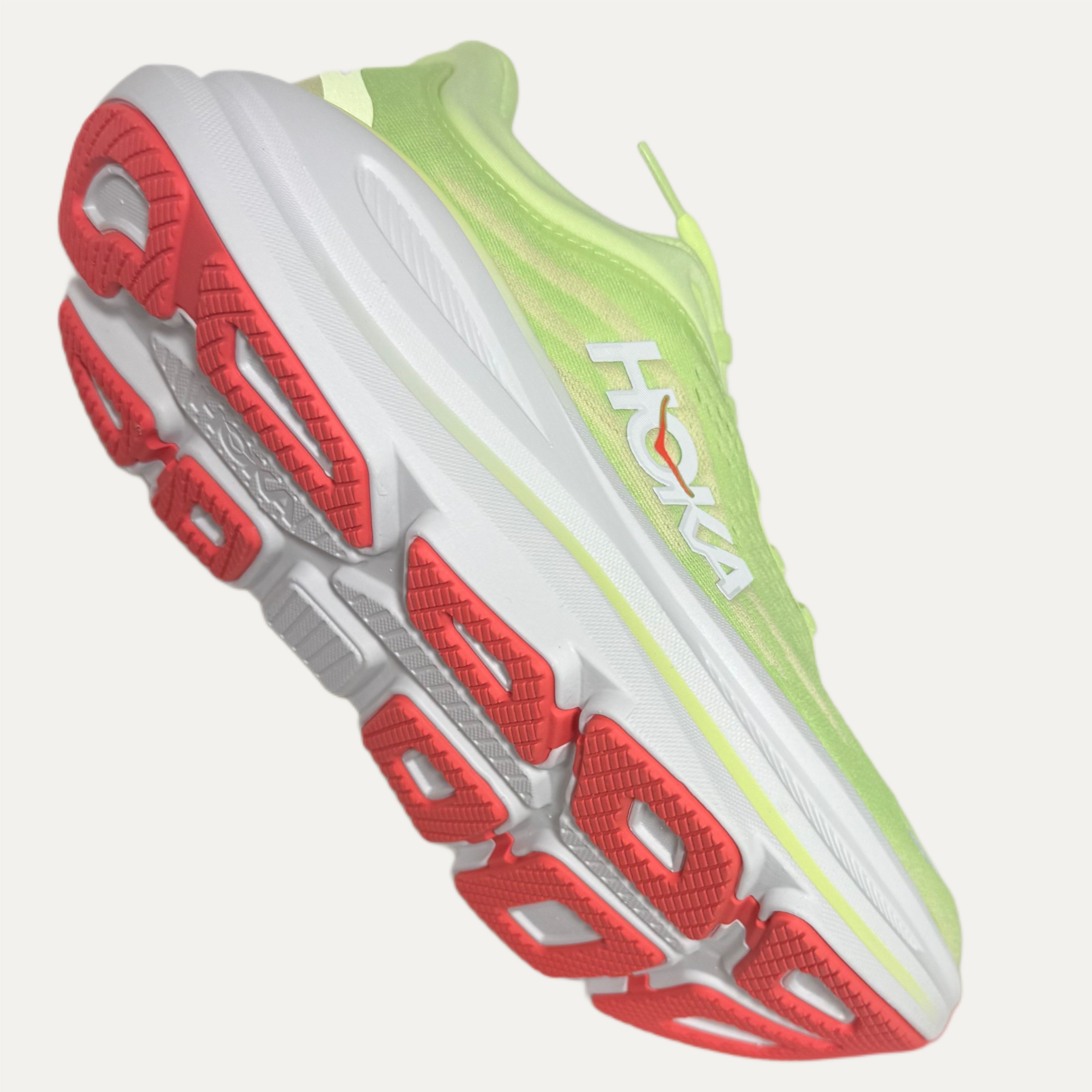 Women's HOKA Bondi 9 Athletic Shoe - Neon Yuzu / Sunlight