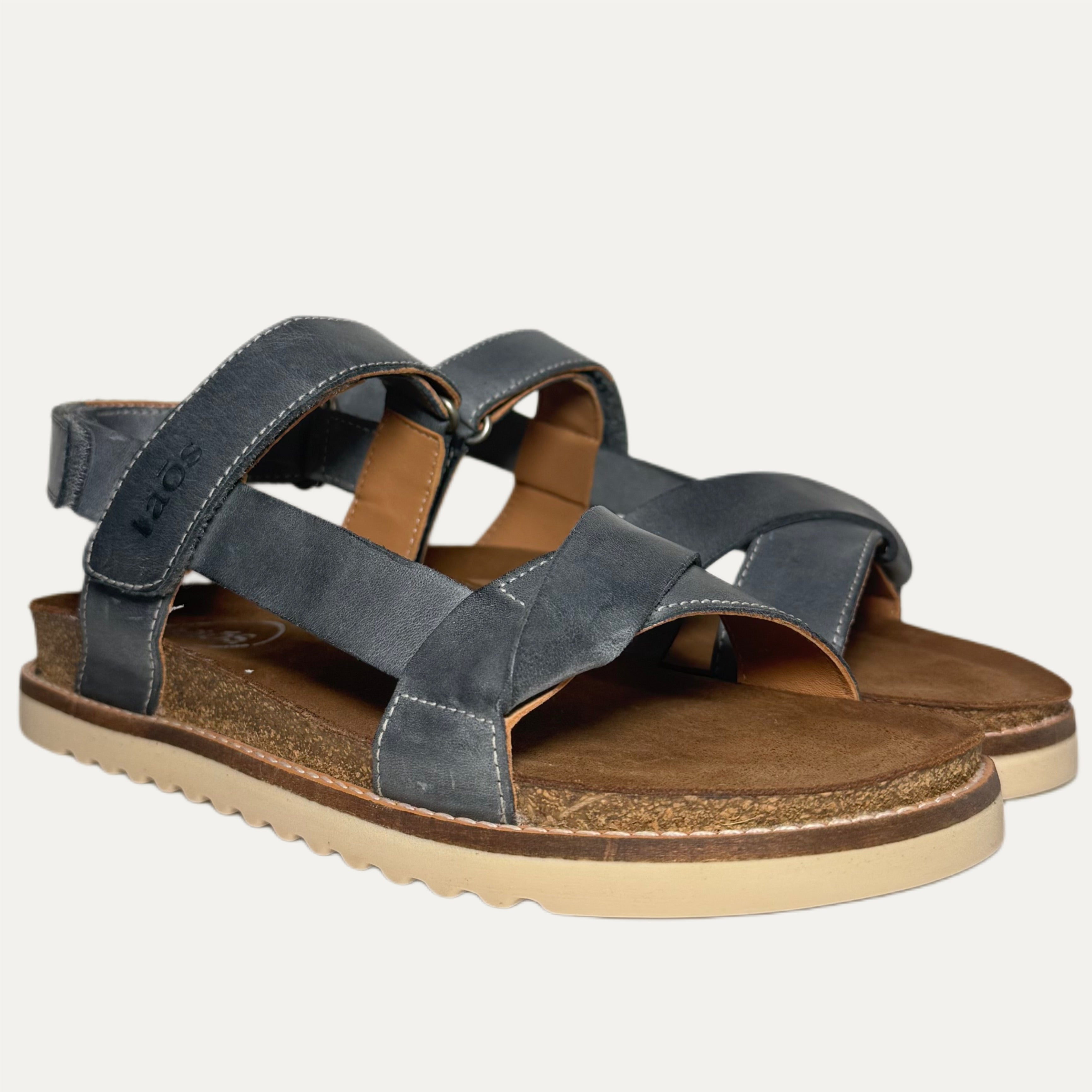 Women's Taos Sideways Leather Strap Sandal