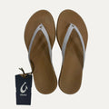 Women’s Olukai Honu Flip Flop Sandal - Bright White / Golden Sand