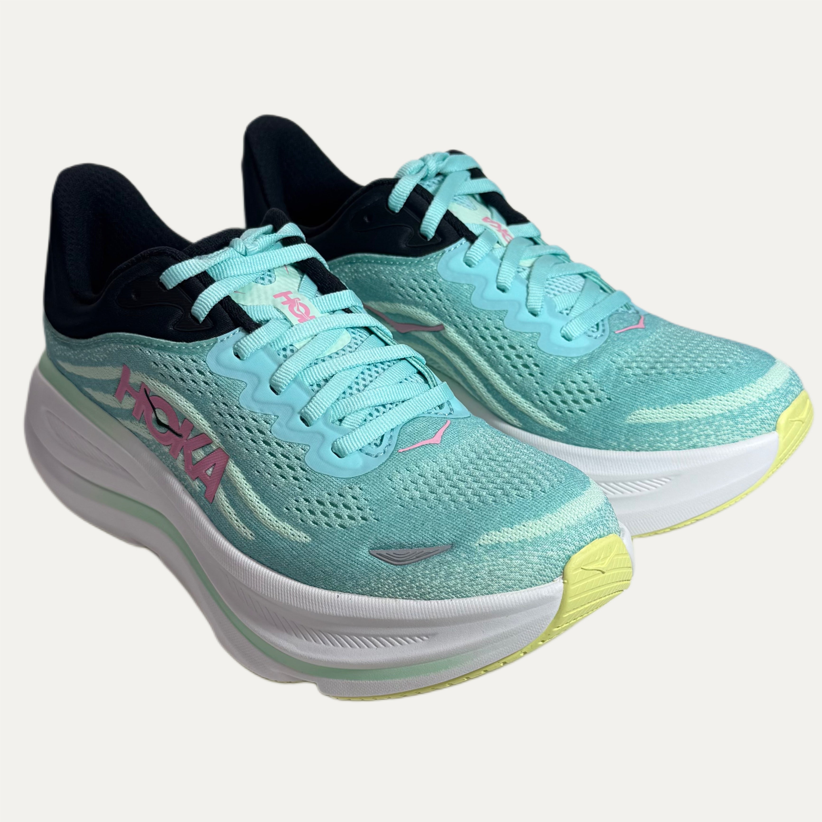 Women's HOKA Bondi 9 Athletic Shoe - Blue Spark / Mint Fluorite