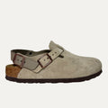 Birkenstock Tokio Suede Strap Clog - Taupe