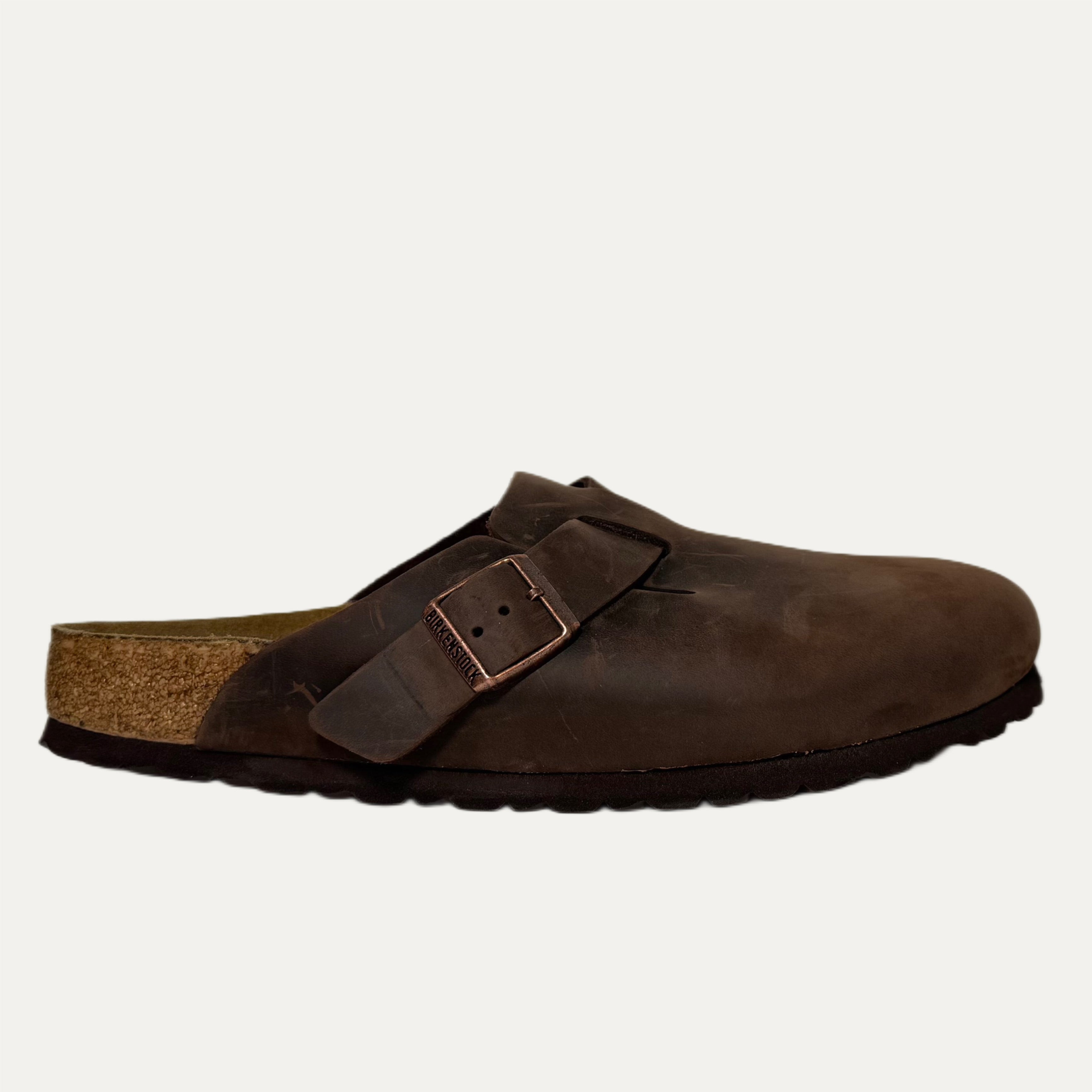 Birkenstock Boston Oiled Leather Clog - Habana