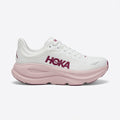 Women's HOKA Bondi 9 Athletic Shoe - White/Pink Opal