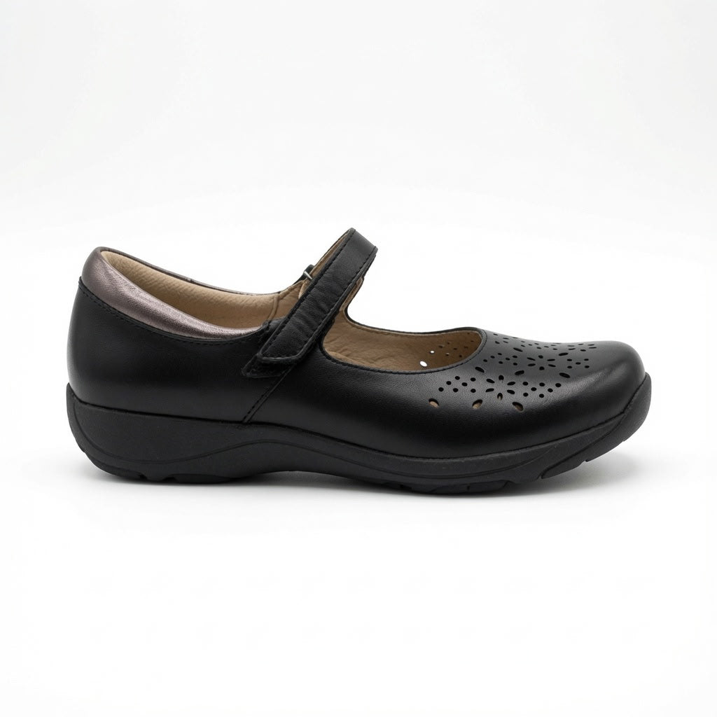 Women's Dansko Stacy Mary Jane - Waxy Burnished Black
