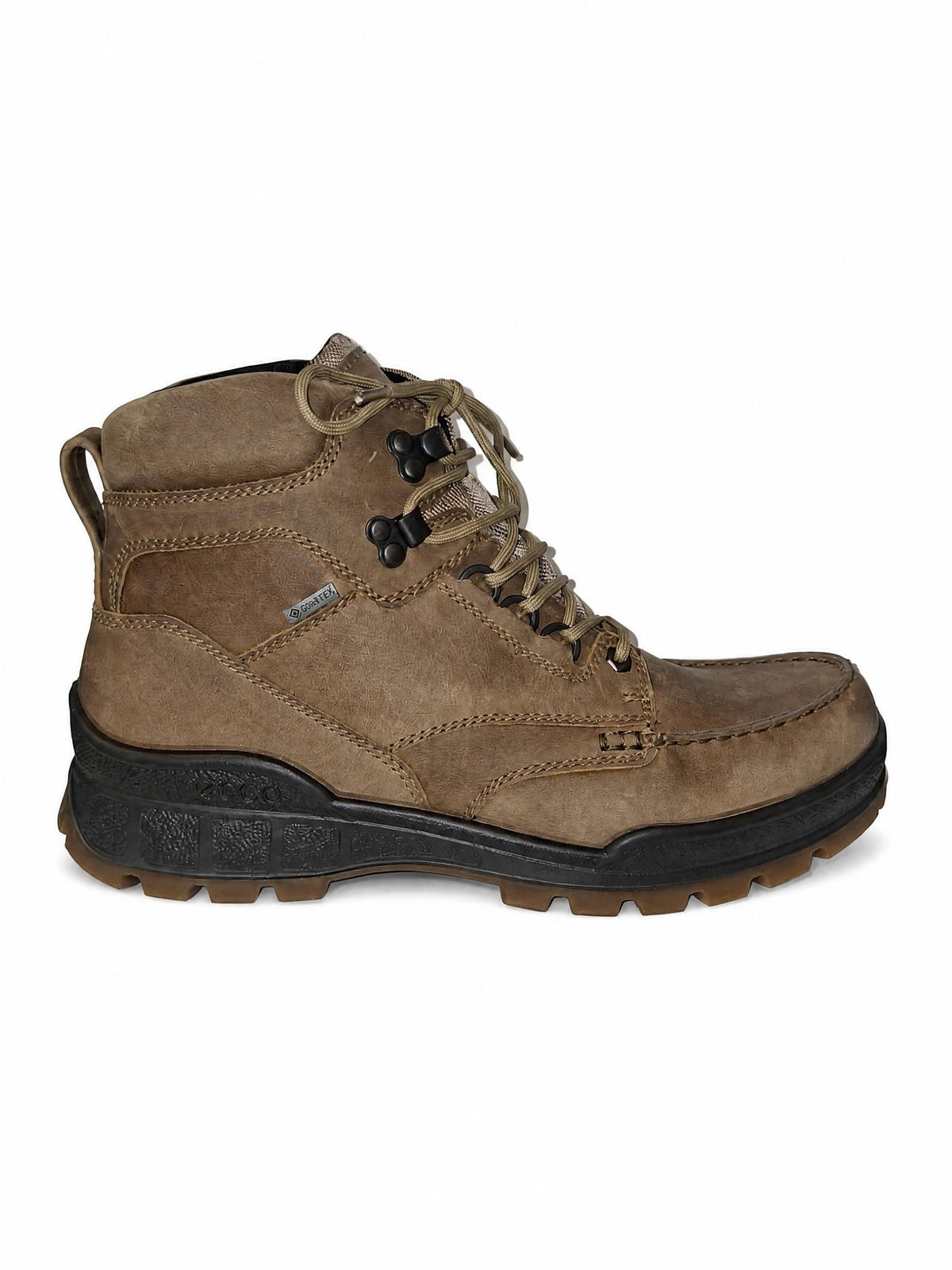 Men’s Ecco Track 25 Leather Gore-Tex Waterproof Boot - Nutmeg Brown