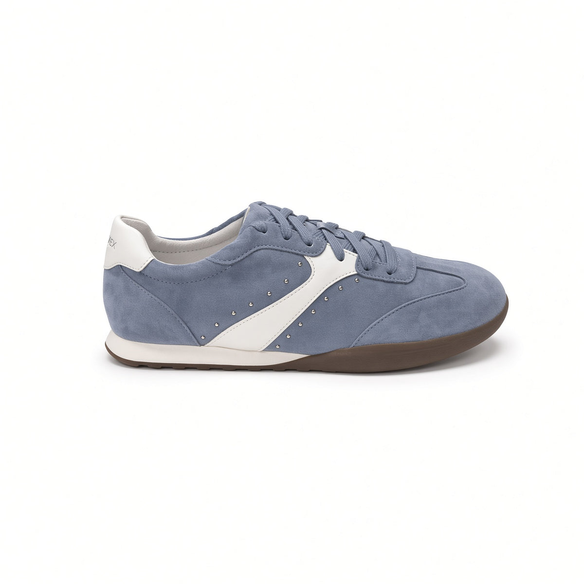 Women's Aetrex Sloane Suede Sneaker-Sky Blue