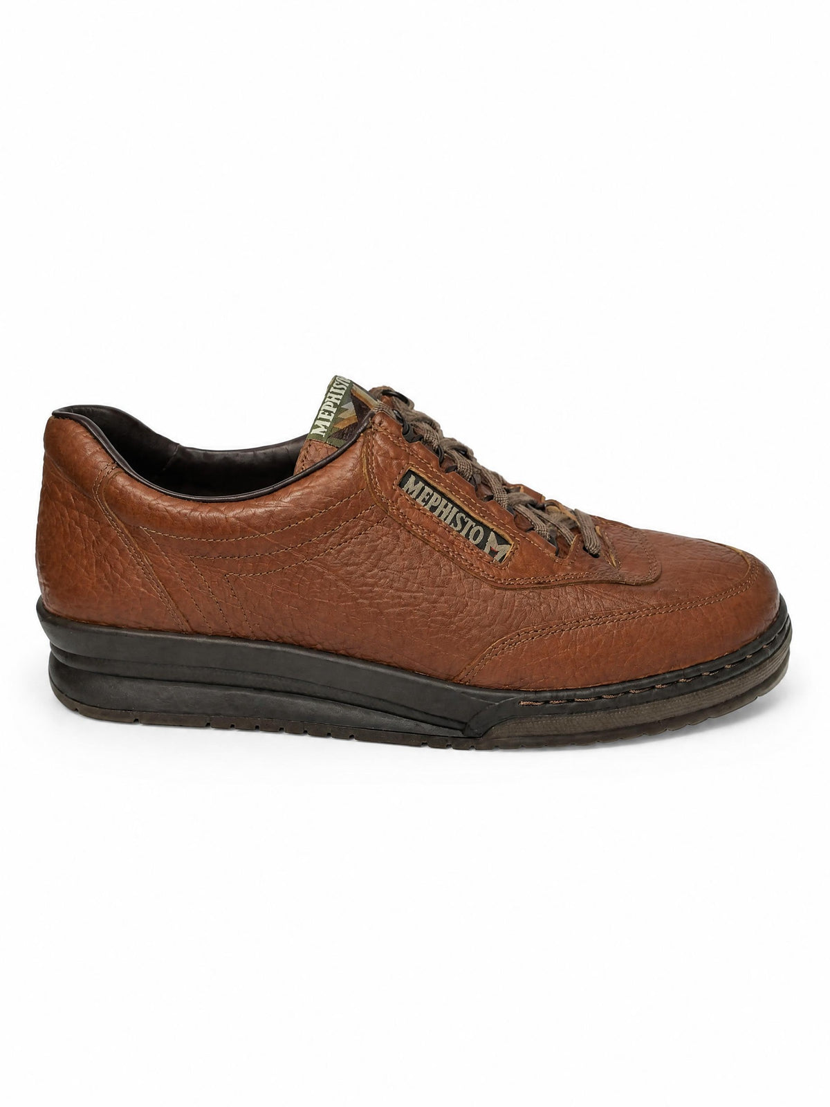 Men's Mephisto Match Leather Lace-Up Shoe - Desert